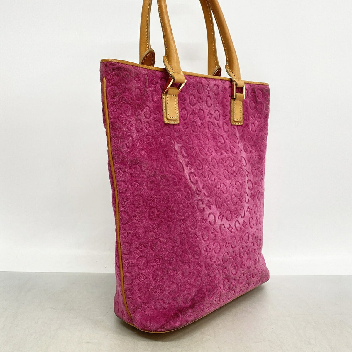 Celine Pink Suede Tote Bag (Pre-Owned)