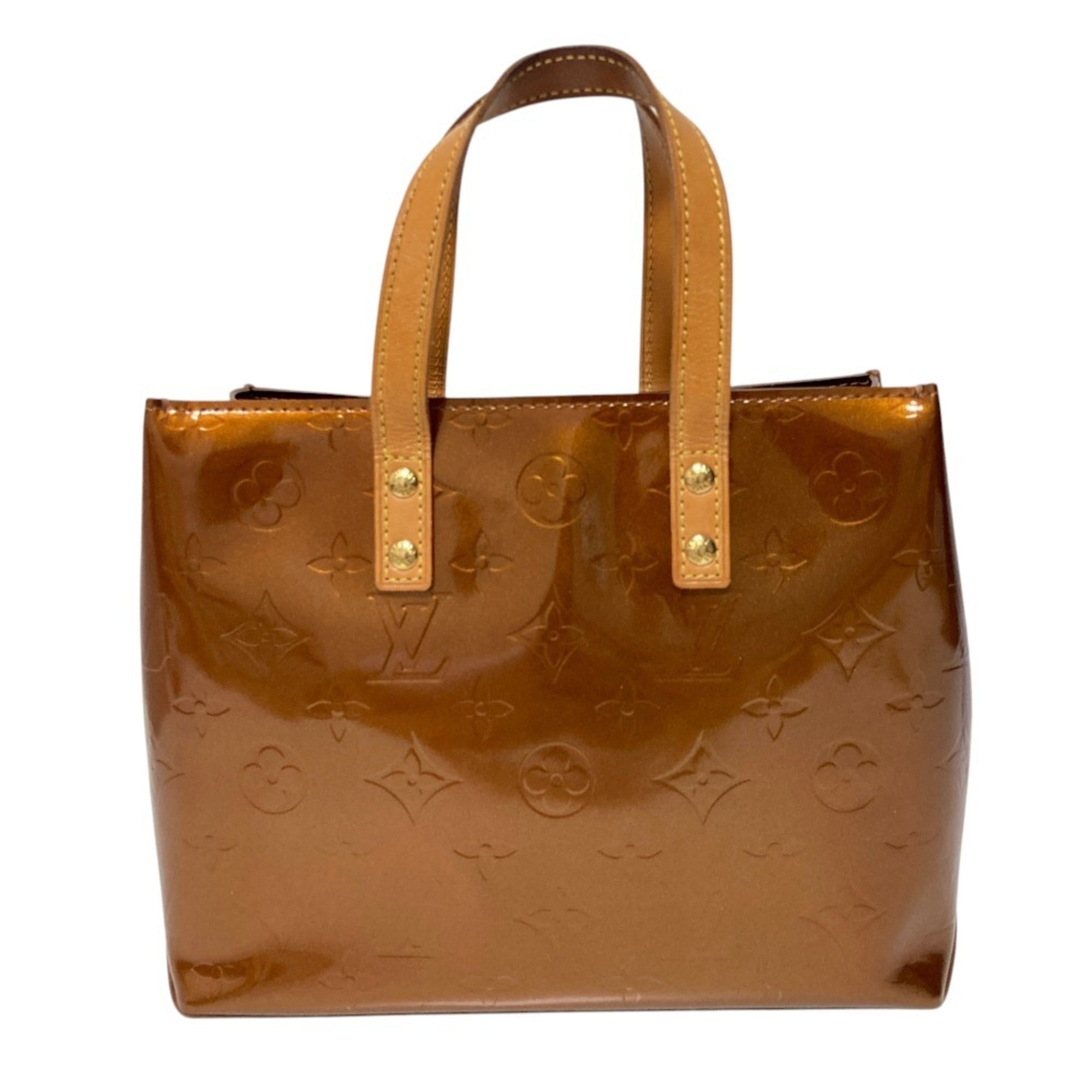 Louis Vuitton Bronze Monogram Vernis Handbag (Pre-Owned)