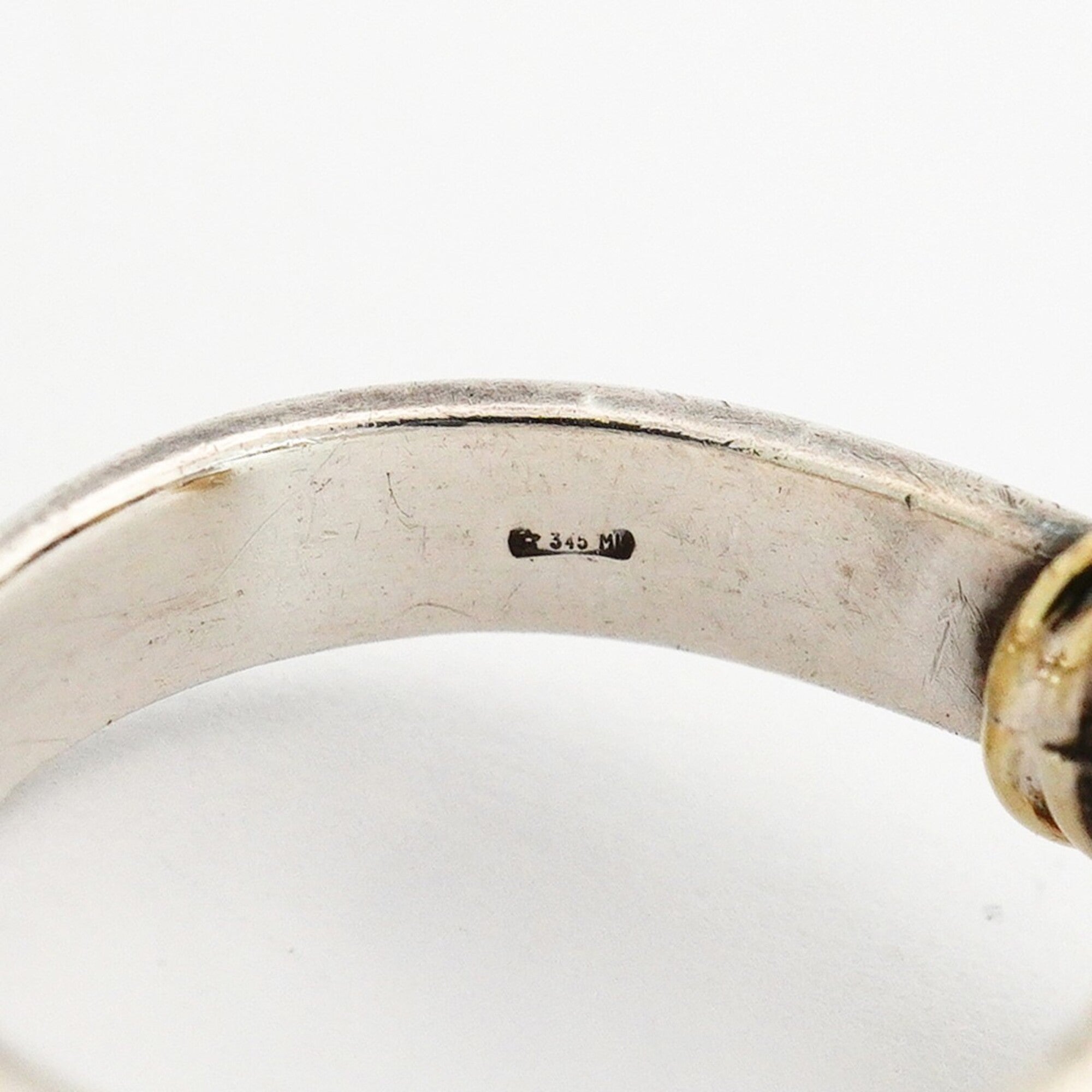 Tiffany Yellow Gold (18K) Silver 925 Band Ring (Pre-Owned)