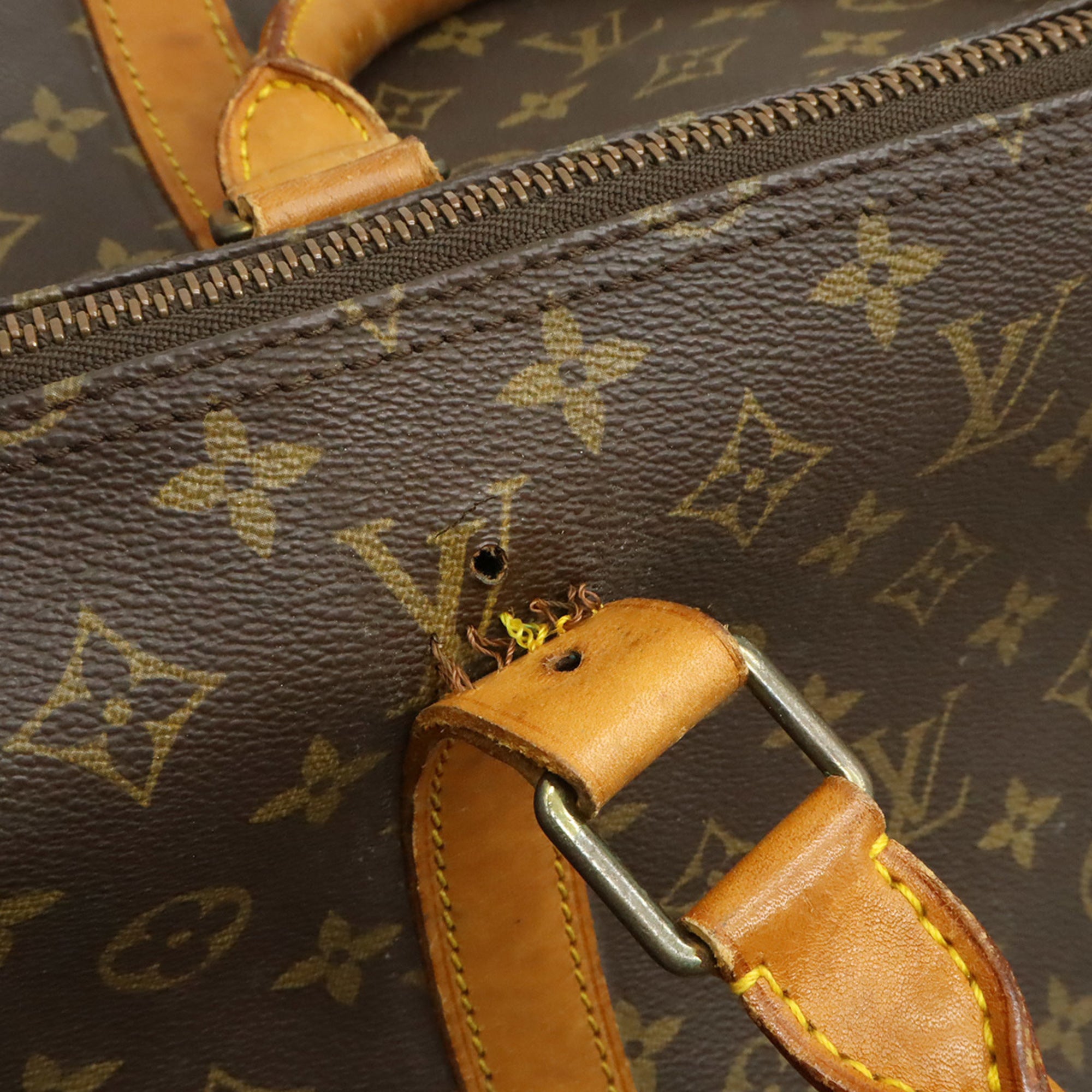 Louis Vuitton Brown Monogram Boston Bag Shoulder Bag (Pre-Owned)