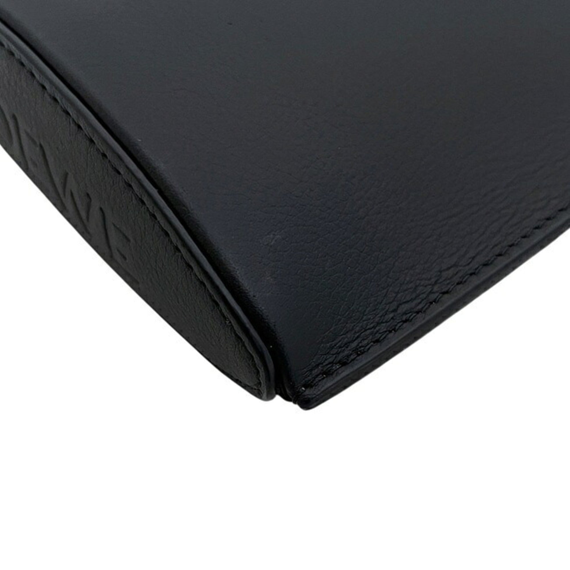 Loewe Black Leather Pochette Shoulder Bag (Pre-Owned)