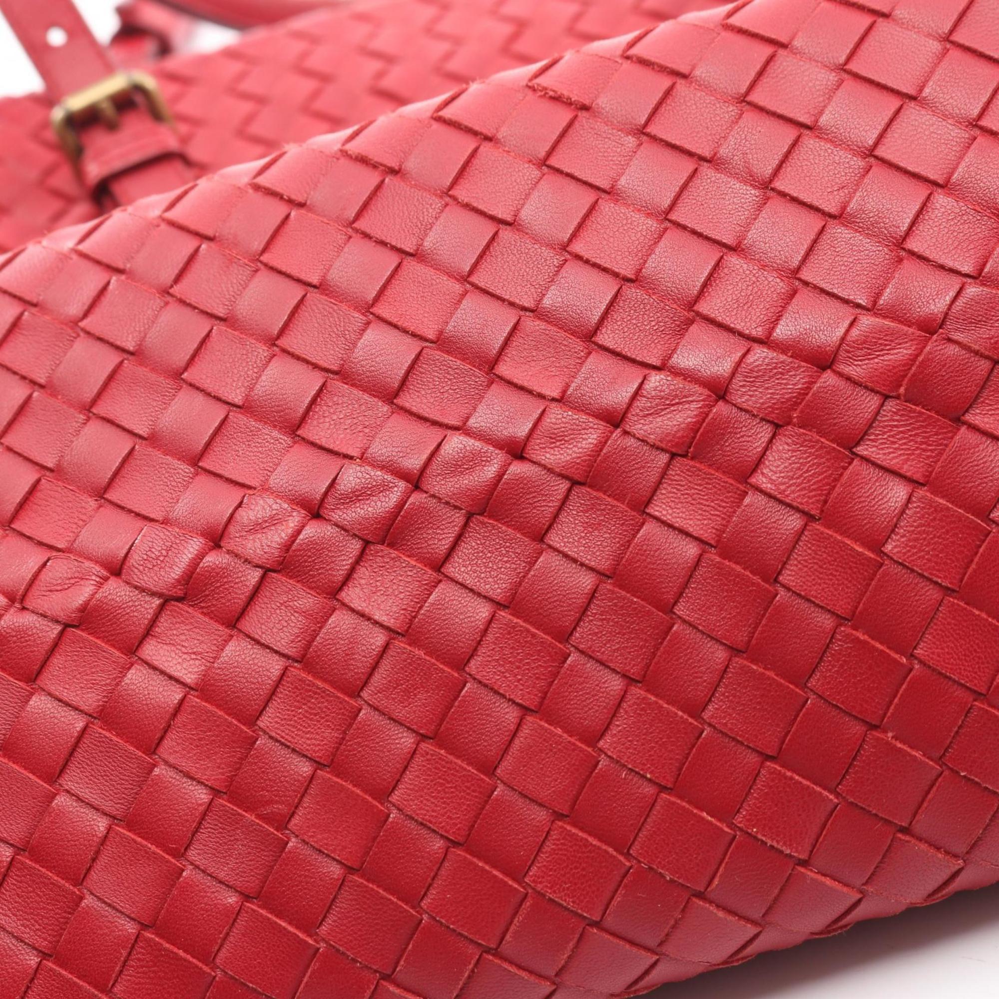 Balenciaga Red Color Leather Tote Bag (Pre-Owned)
