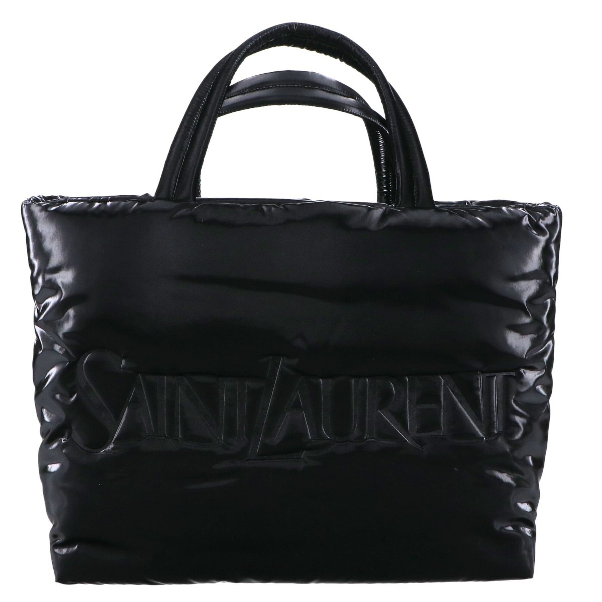 Saint Laurent Black Nylon Tote Bag (Pre-Owned)