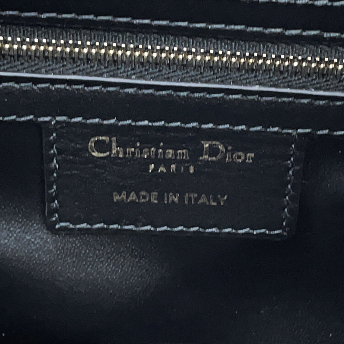 Christian Dior Black Leather Handbag Shoulder Bag (Pre-Owned)