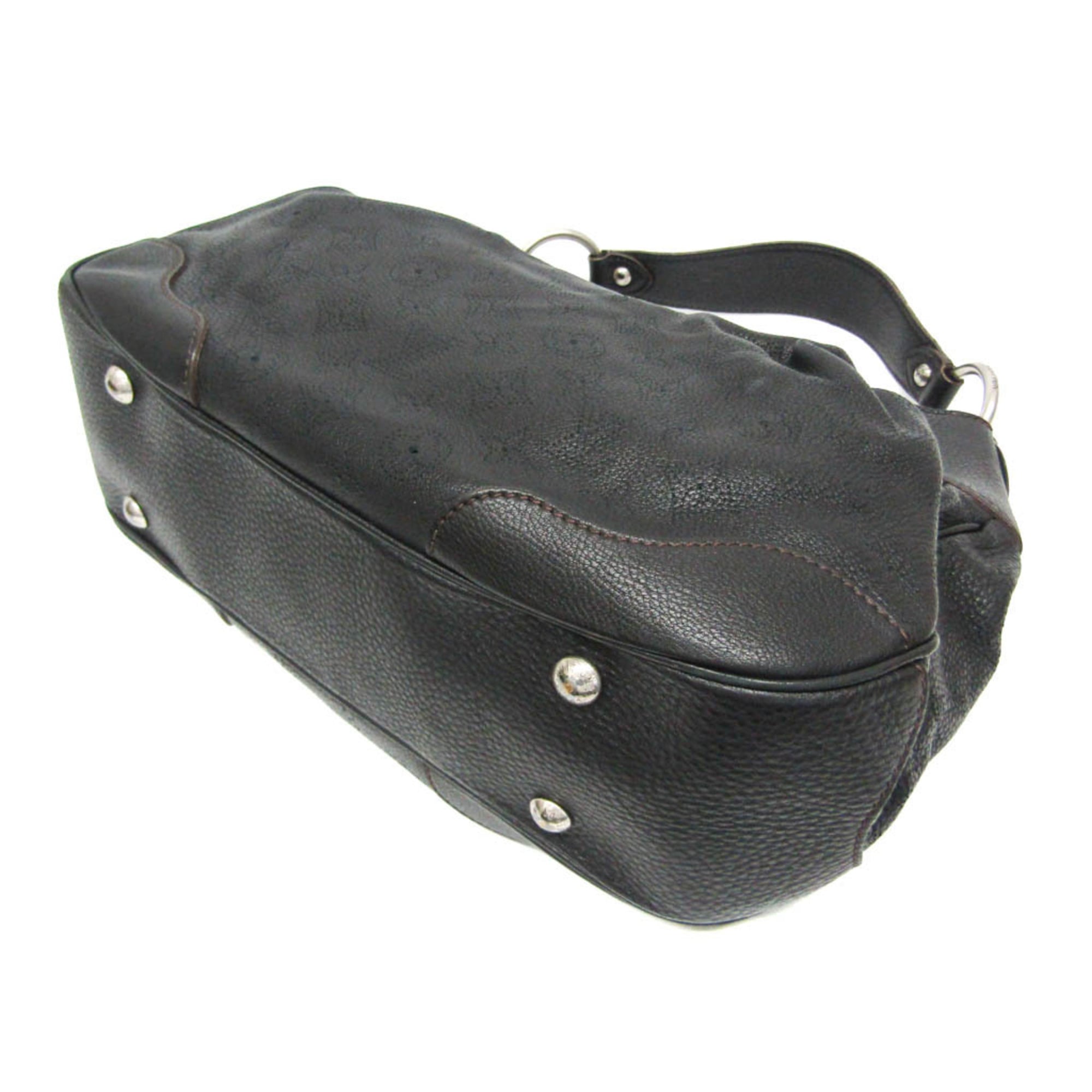 Louis Vuitton Mahina Noir Mahina Leather Shoulder Bag (Pre-Owned)