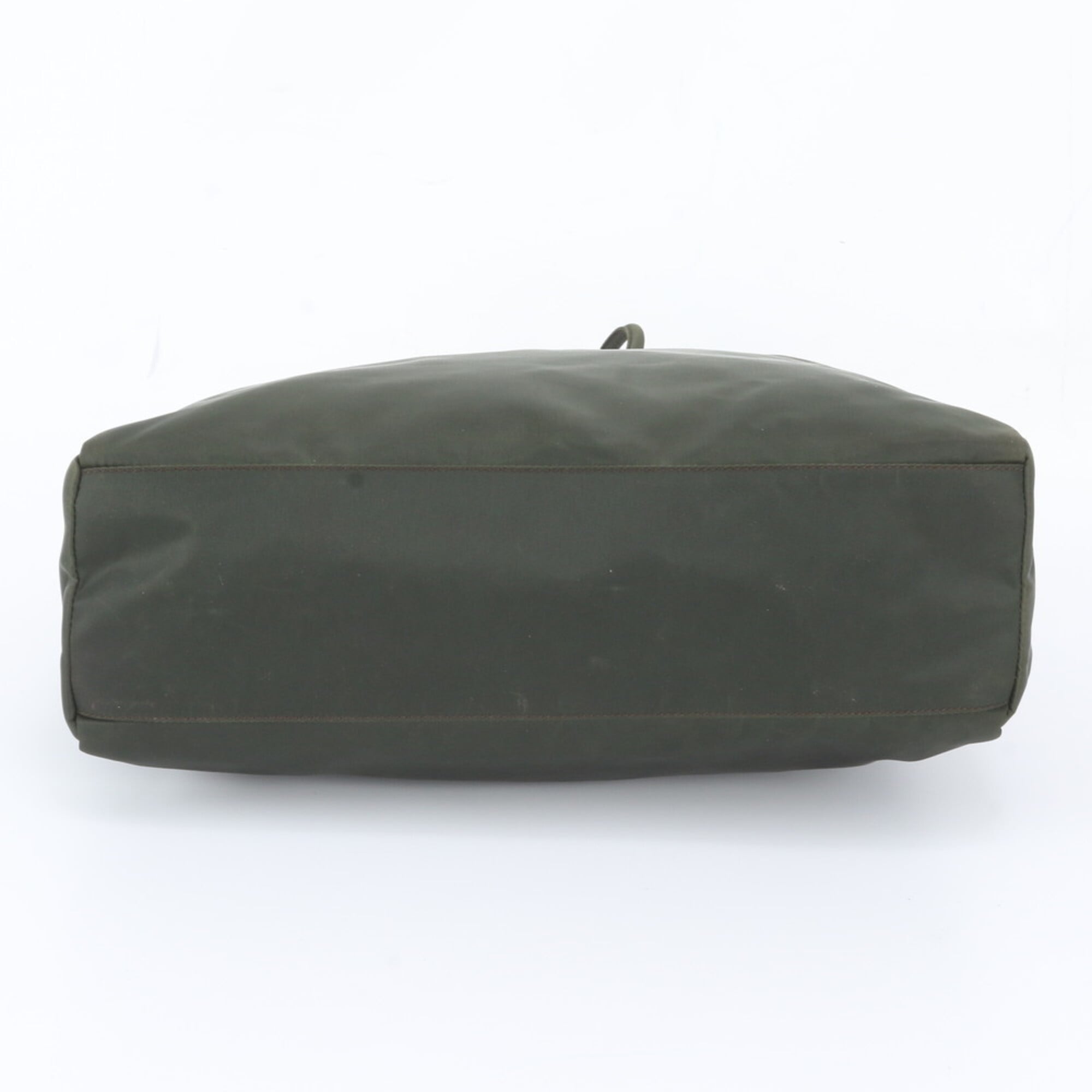 Prada Green Khaki Handbag Shoulder Bag Tote Bag (Pre-Owned)