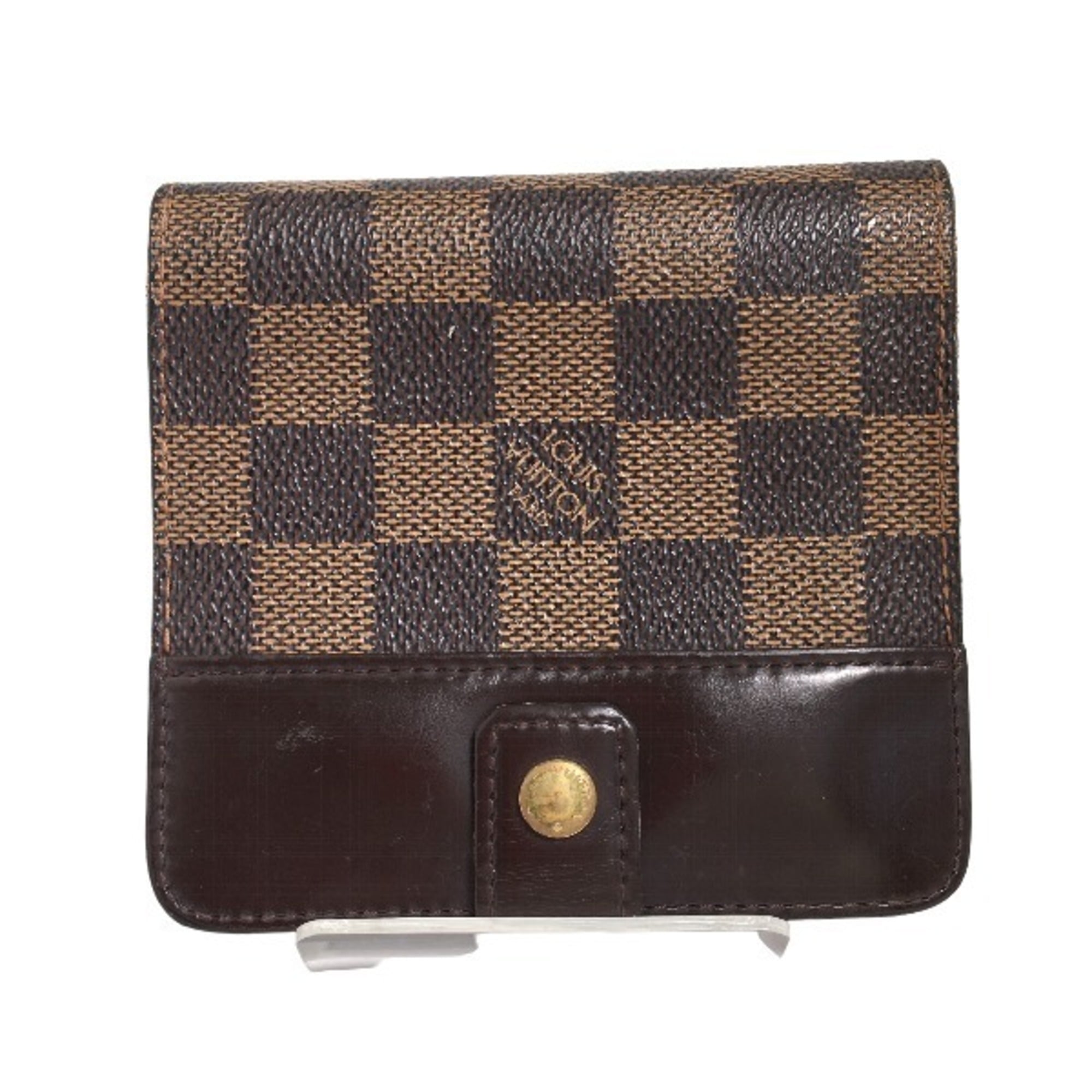 Louis Vuitton Damier Brown Damier Canvas Wallet (Bi-Fold) (Pre-Owned)