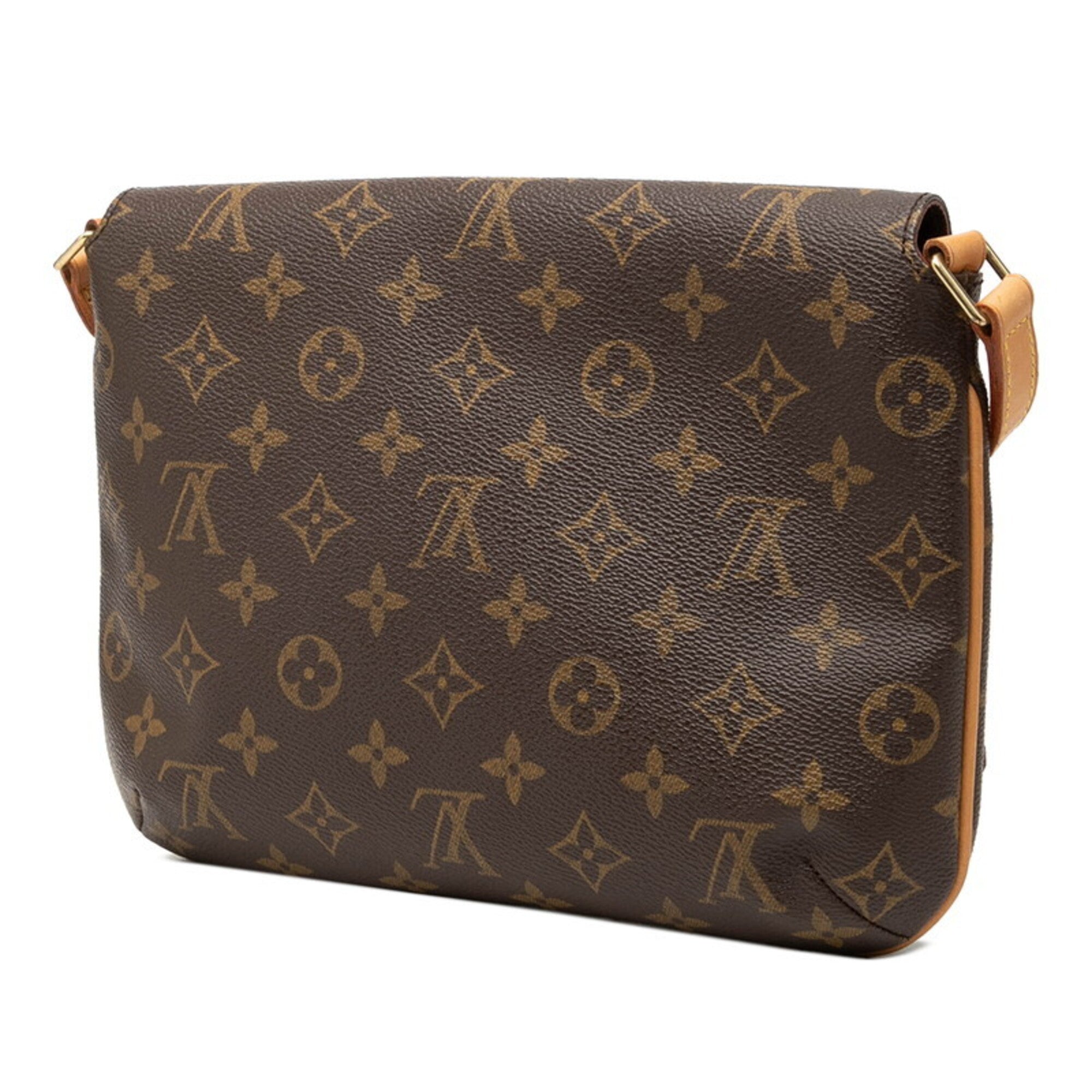 Louis Vuitton Brown Pvc Leather Shoulder Bag (Pre-Owned)