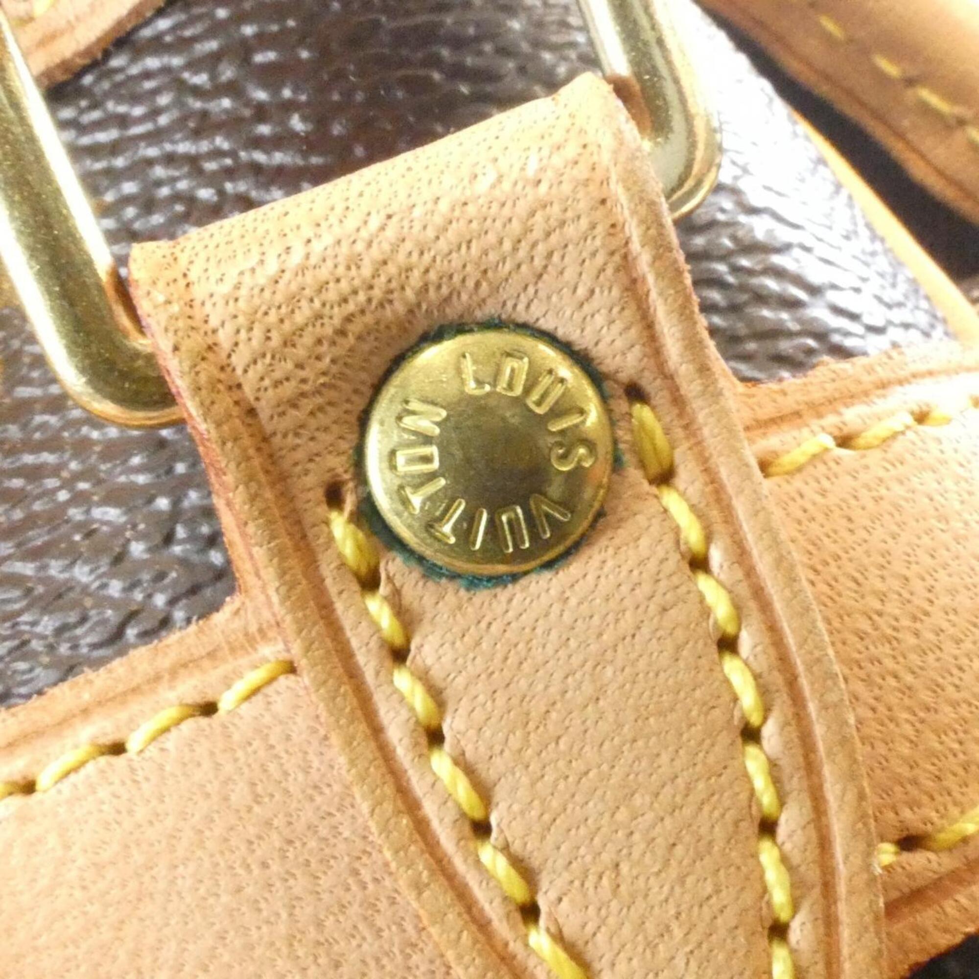 Louis Vuitton Marron Coated Canvas Shoulder Bag (Pre-Owned)