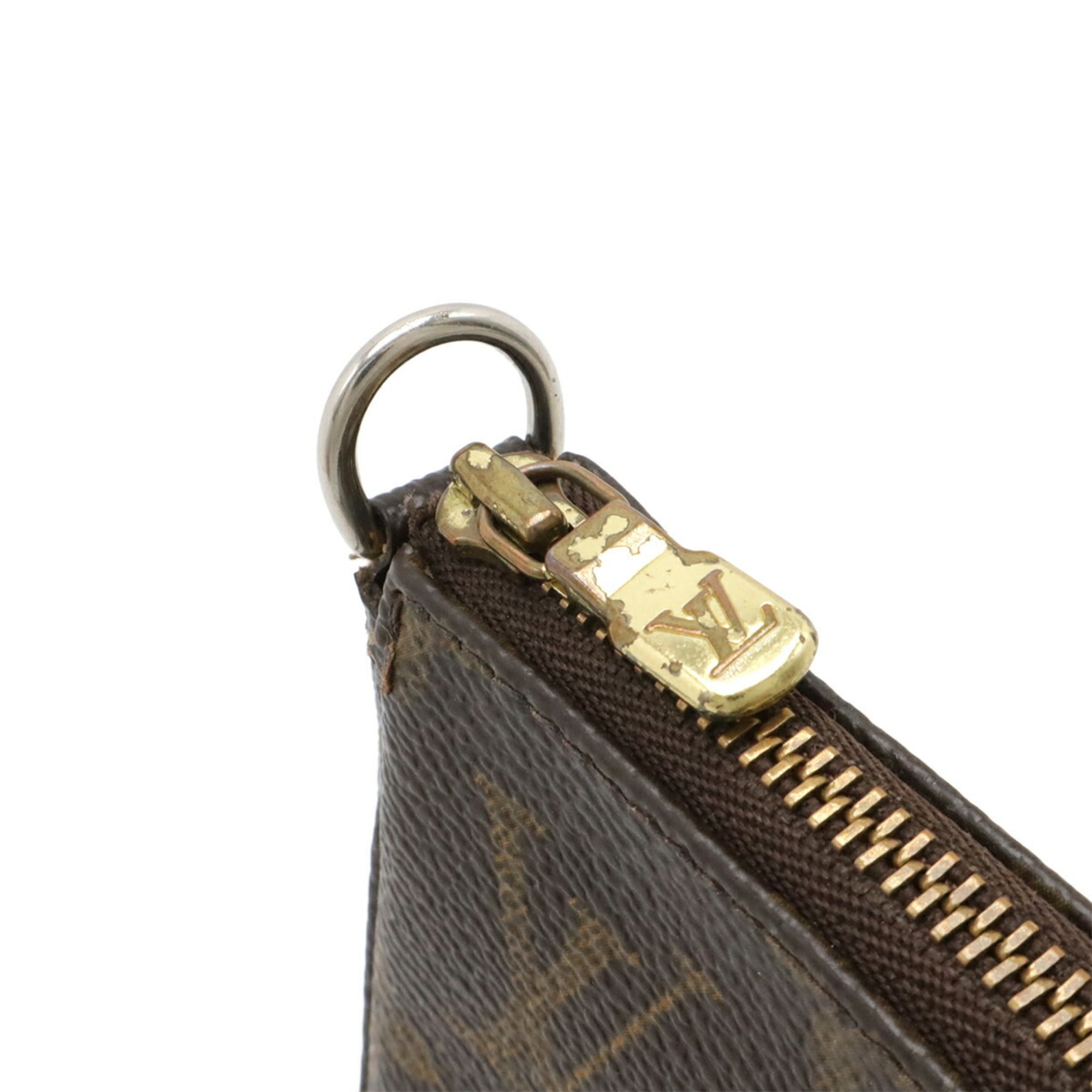 Louis Vuitton Brown Monogram Pvc Handbag Pochette Pouch (Pre-Owned)