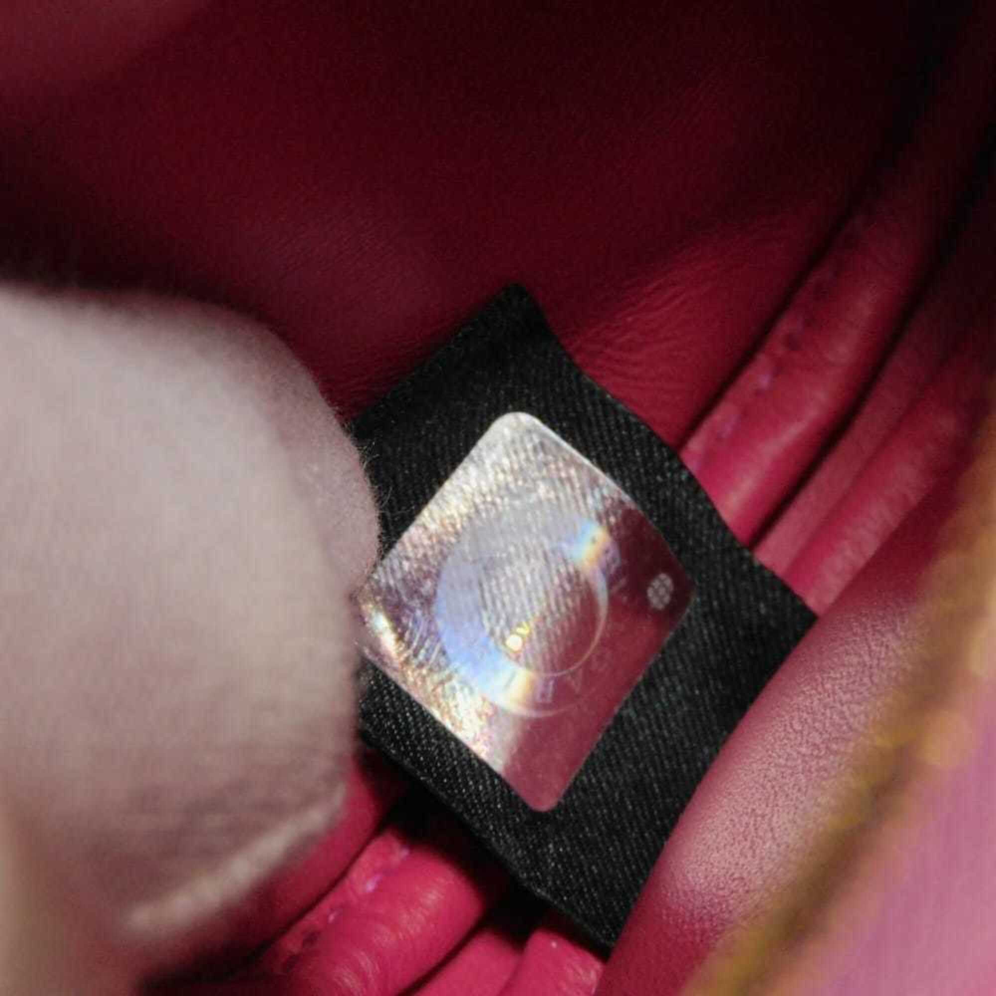 Bvlgari Pink Red Color Pochette Pouch Shoulder Bag (Pre-Owned)