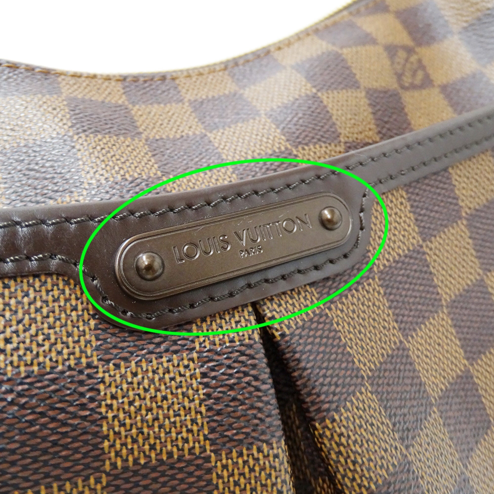 Louis Vuitton Brown Damier Canvas Handbag Shoulder Bag (Pre-Owned)
