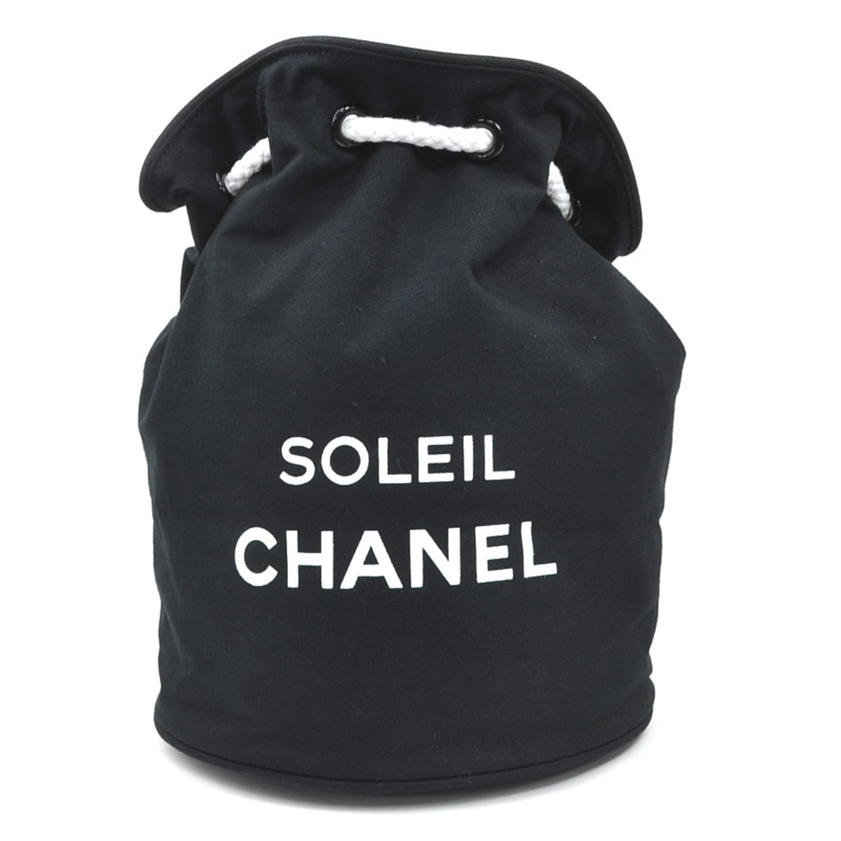 Chanel Black Canvas Shoulder Bag (Pre-Owned)