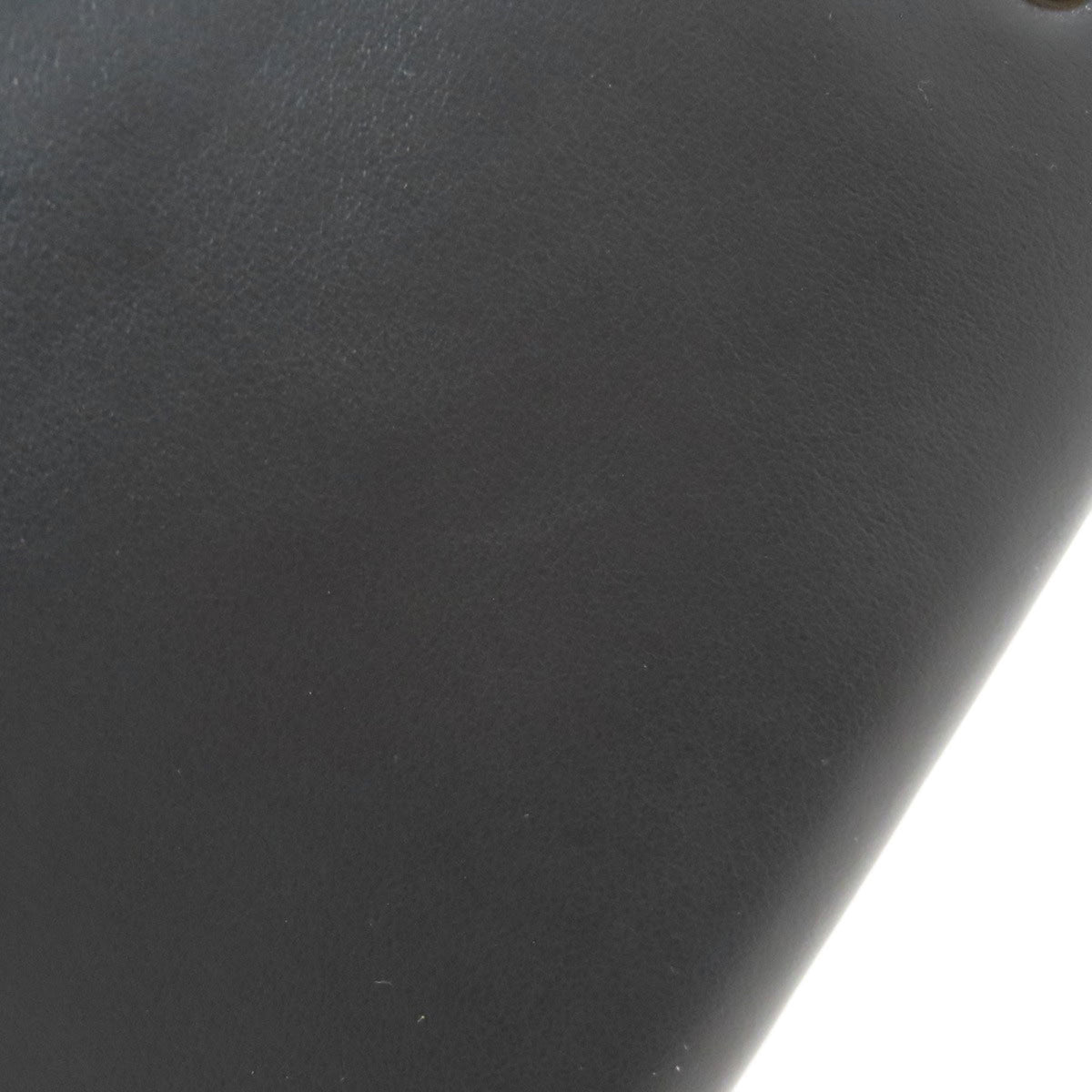 Miu Miu Black Leather Long Wallet (Bi-Fold) (Pre-Owned)