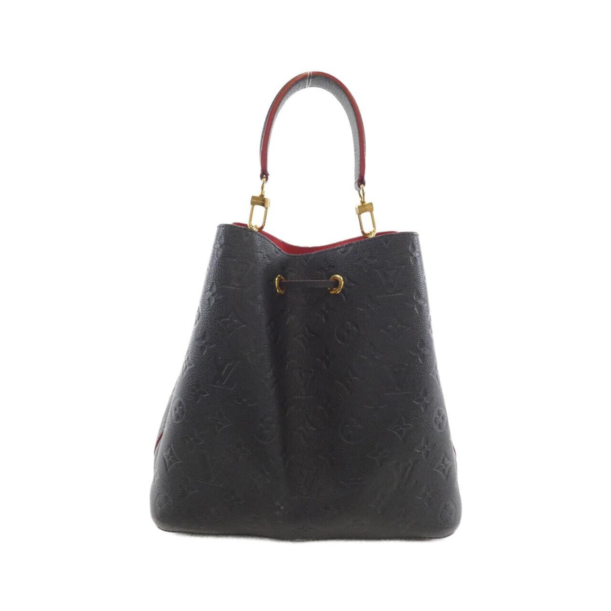 Louis Vuitton Marine Rouge Leather Shoulder Bag (Pre-Owned)