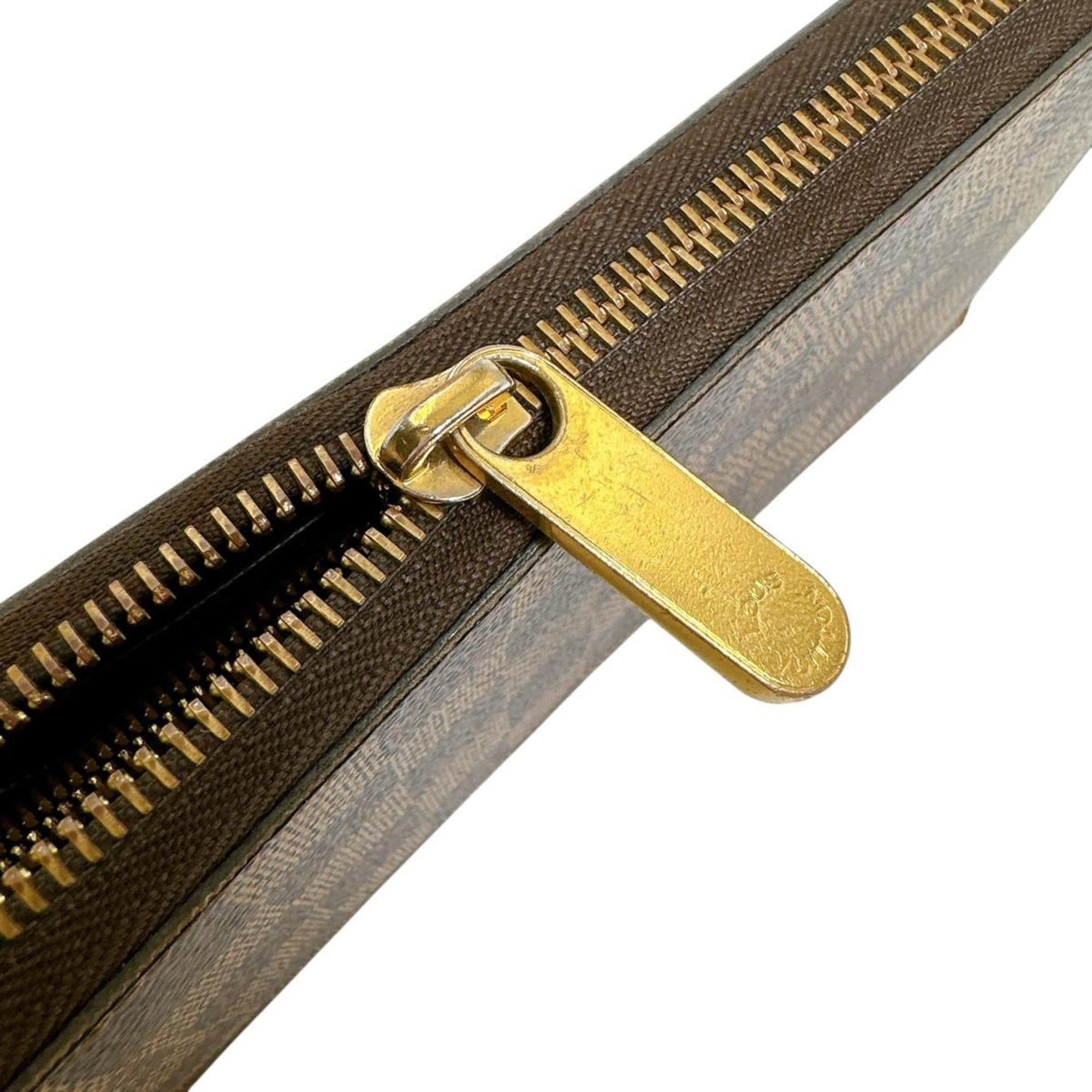Louis Vuitton Brown Damier Canvas Damier Canvas Long Wallet (Bi-Fold) (Pre-Owned)