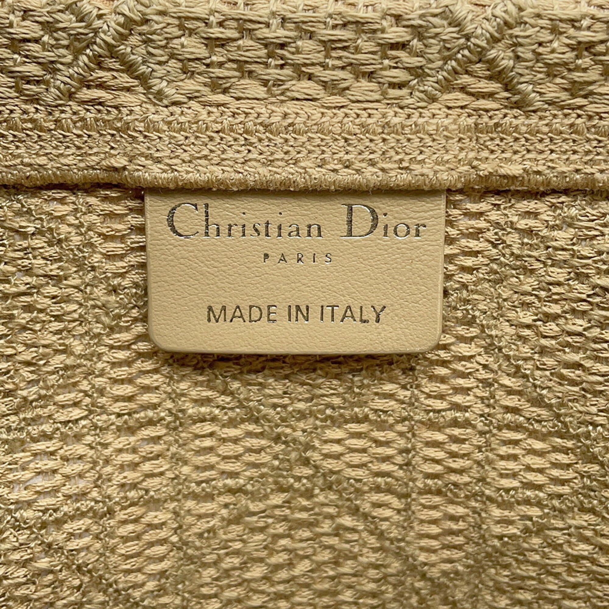 Christian Dior Beige Canvas Shoulder Bag (Pre-Owned)