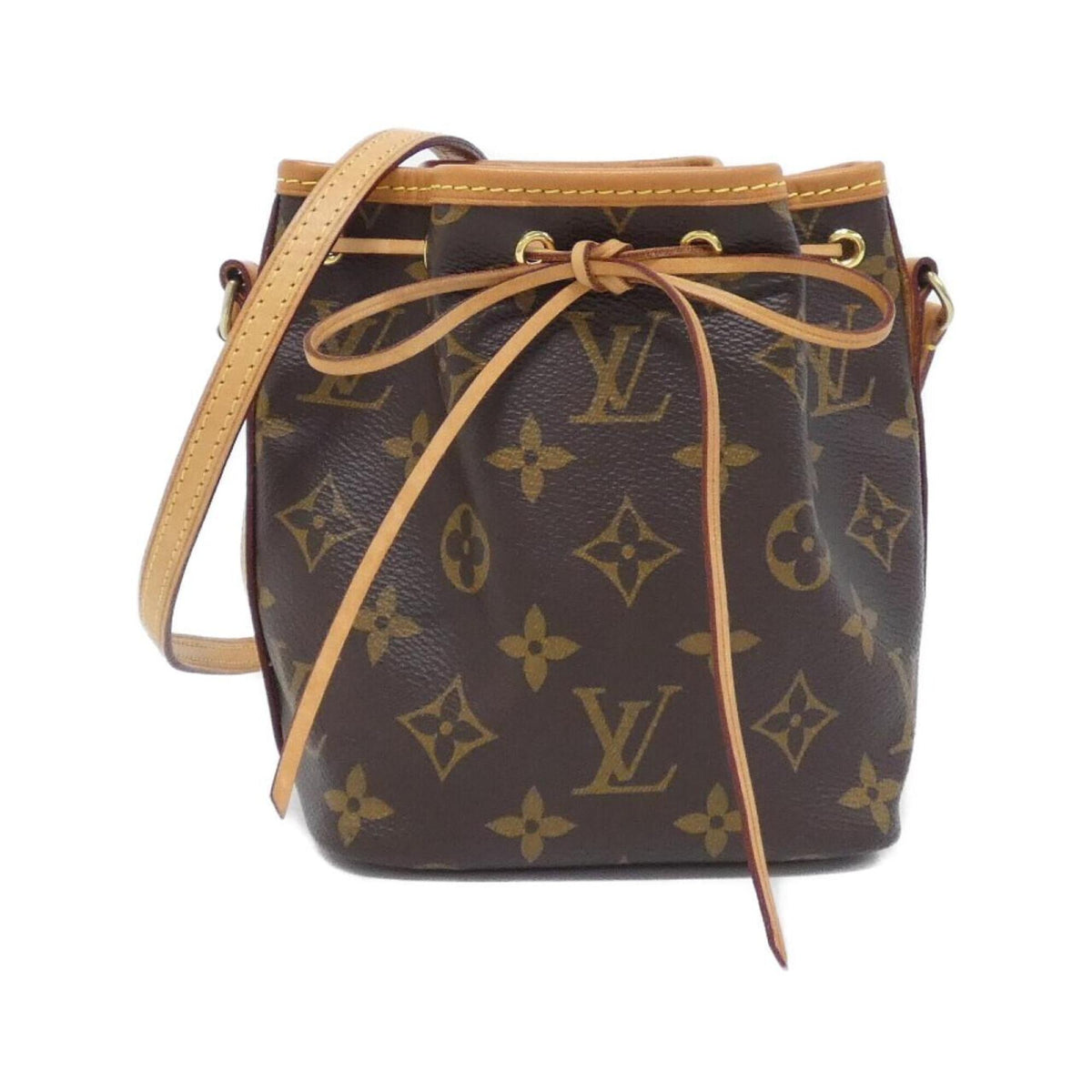 Louis Vuitton Brown Coated Canvas Shoulder Bag (Pre-Owned)