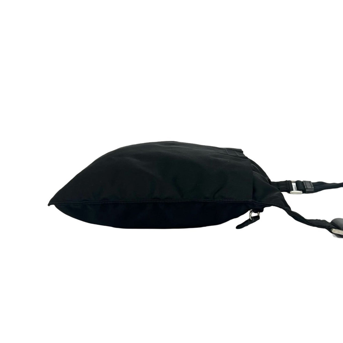 Prada Black Nylon Leather Shoulder Bag (Pre-Owned)