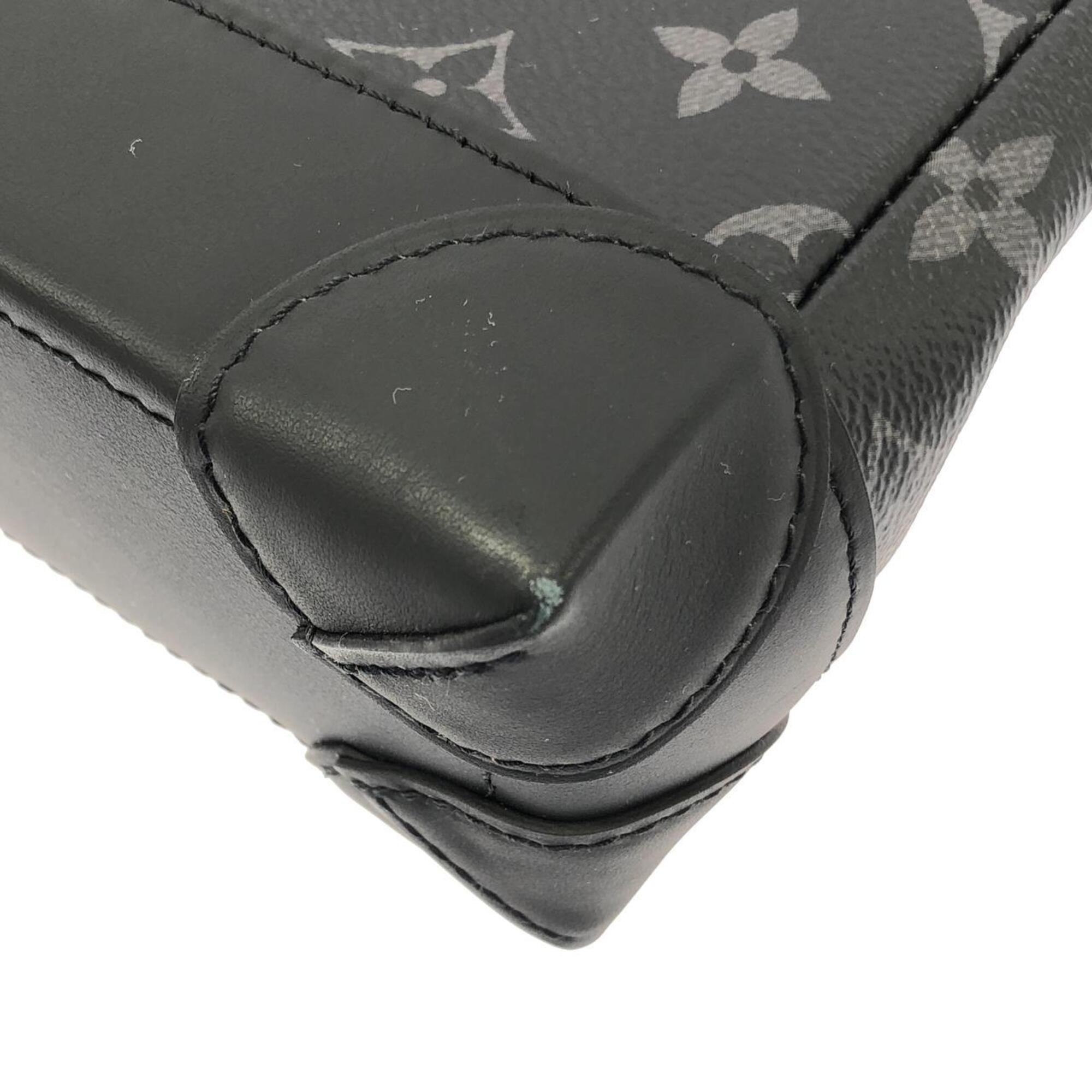 Louis Vuitton Black Coated Canvas Handbag (Pre-Owned)