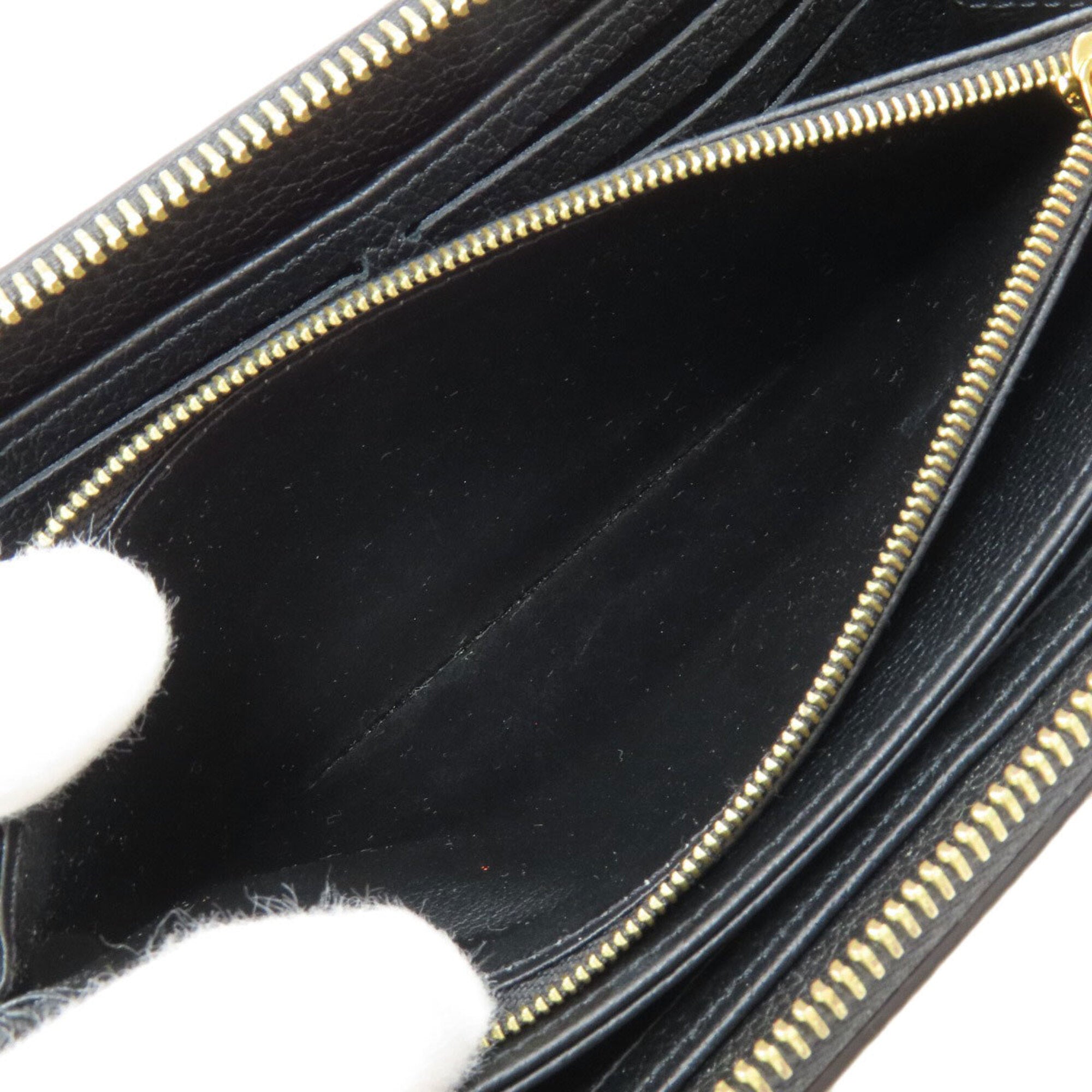 Louis Vuitton Empreinte Beige Black Monogram Empreinte Long Wallet (Bi-Fold) (Pre-Owned)