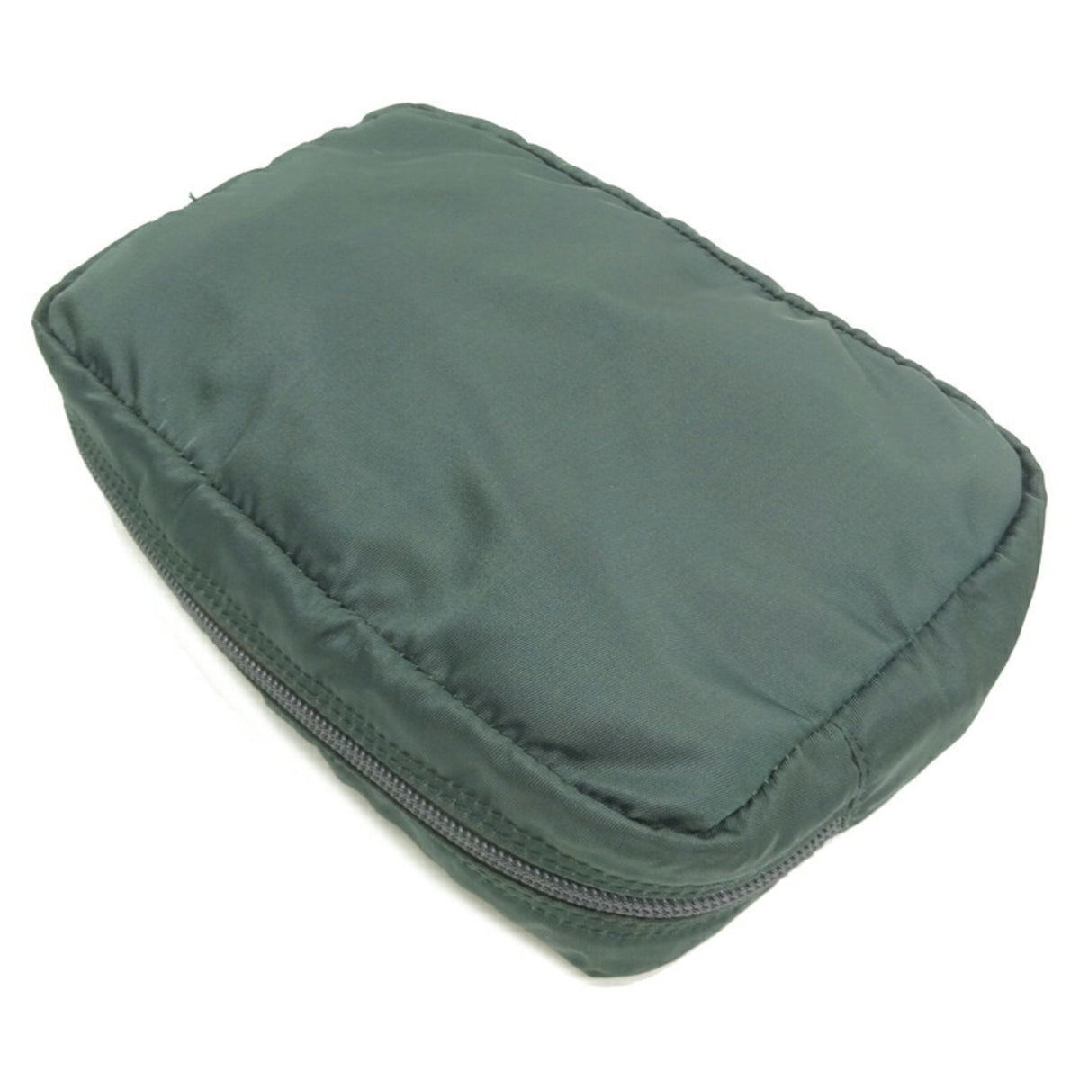 Prada Dark Green Nylon Pouch (Pre-Owned)