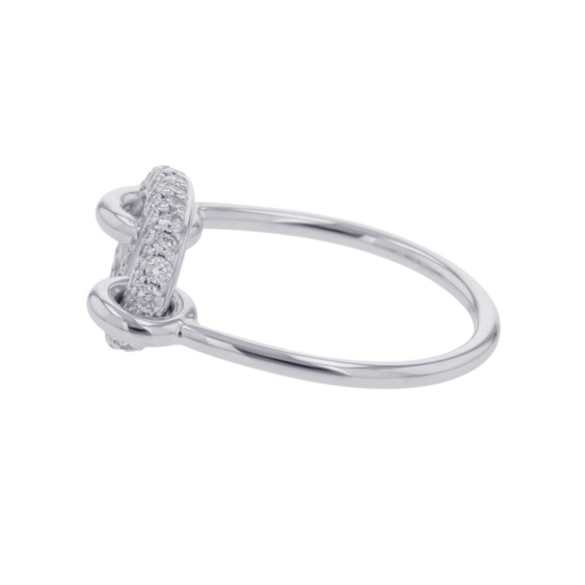 Hermes White Gold (18K) Band Ring (Pre-Owned)