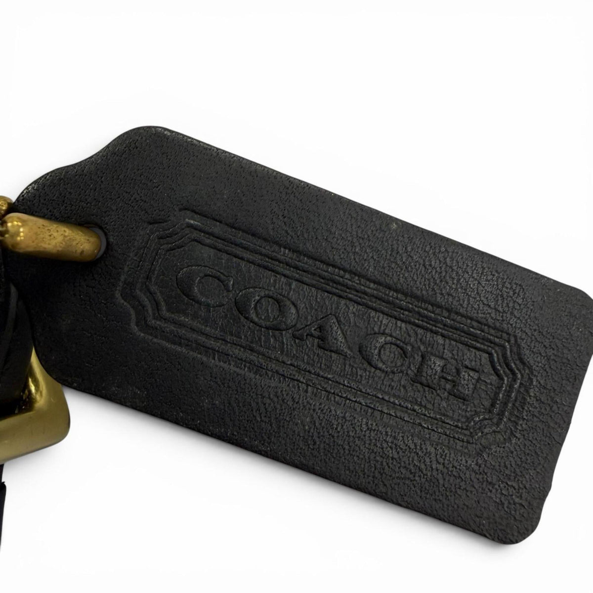 Coach Black Leather Shoulder Bag (Pre-Owned)