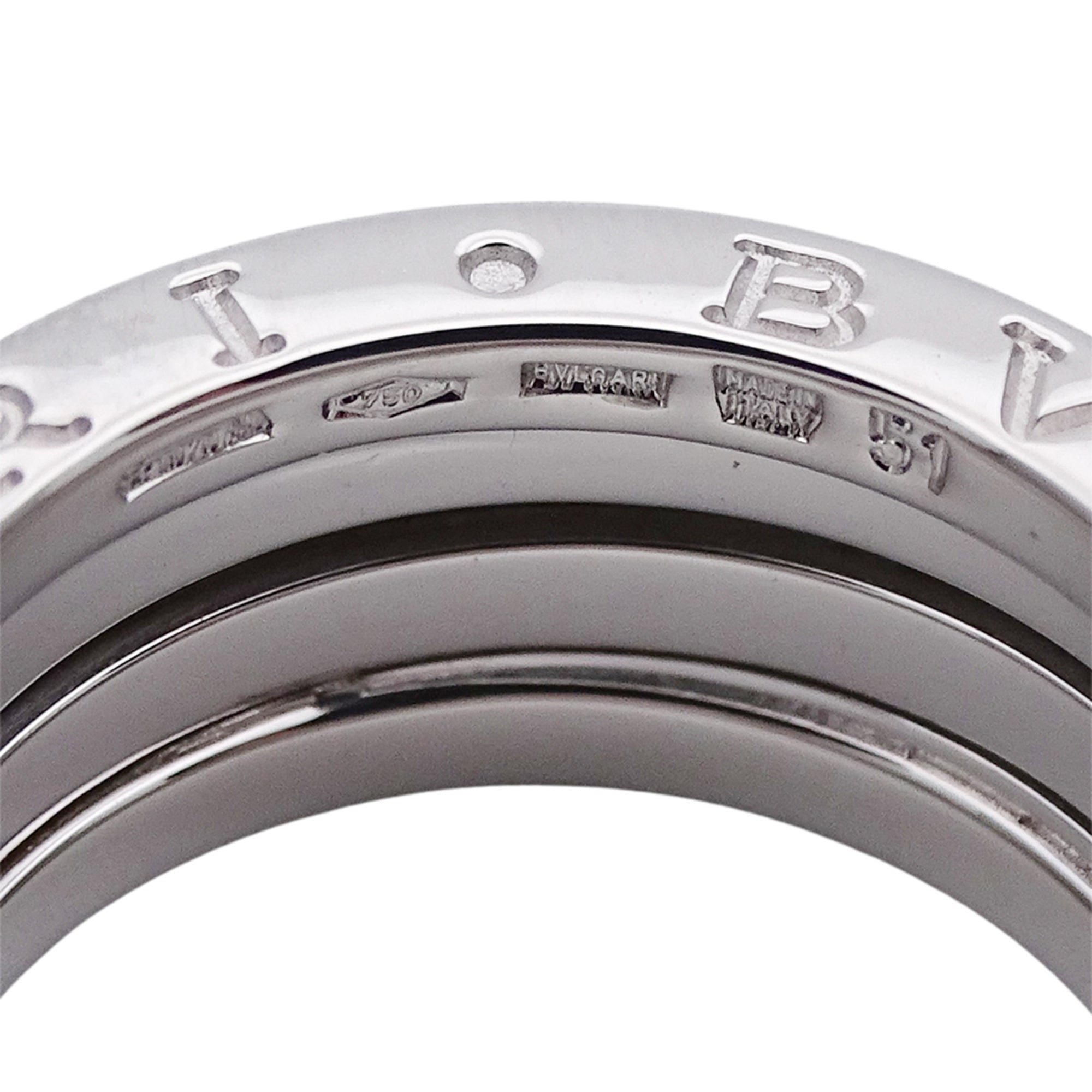 Bvlgari B.Zero1 White Gold White Gold (18K) Band Ring (Pre-Owned)