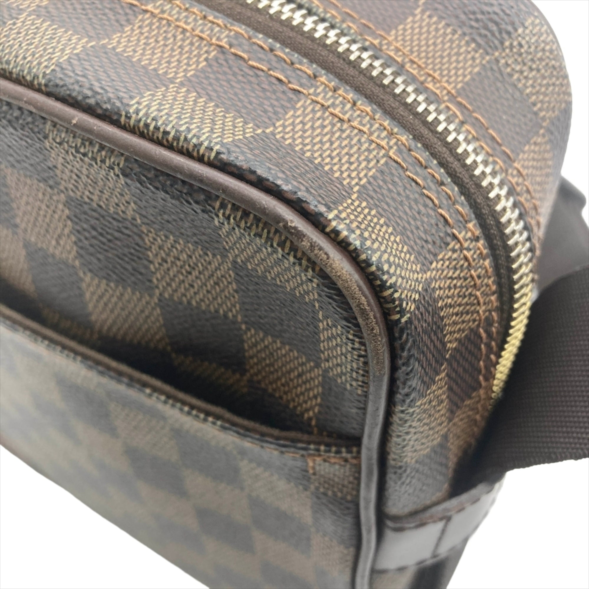 Louis Vuitton Brown Damier Canvas Ebene Damier Canvas Shoulder Bag (Pre-Owned)
