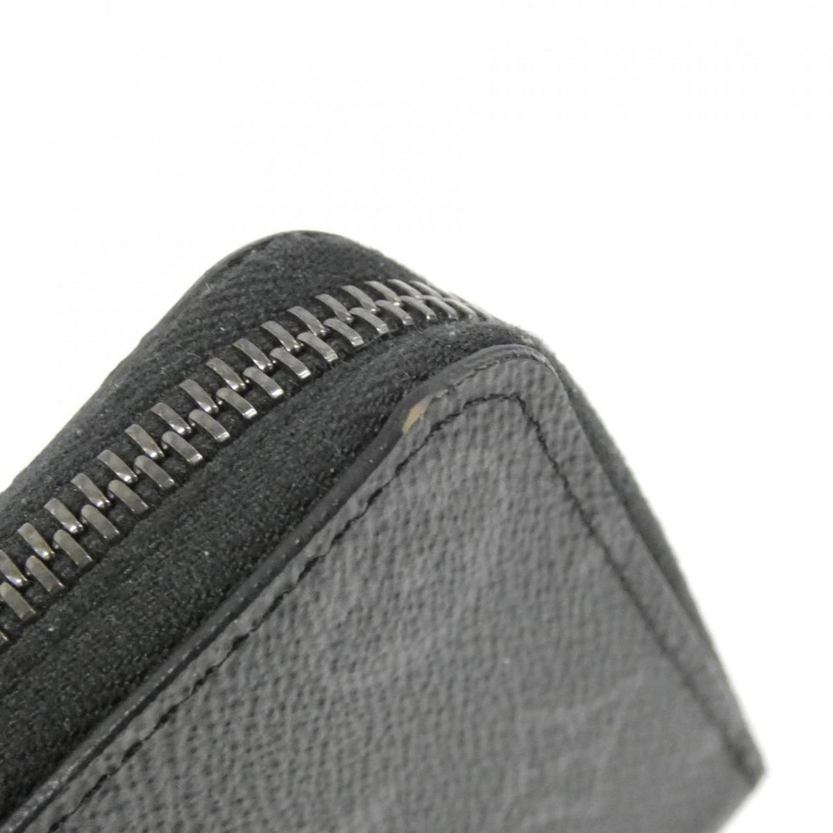 Louis Vuitton Black Coated Canvas Long Wallet (Bi-Fold) (Pre-Owned)