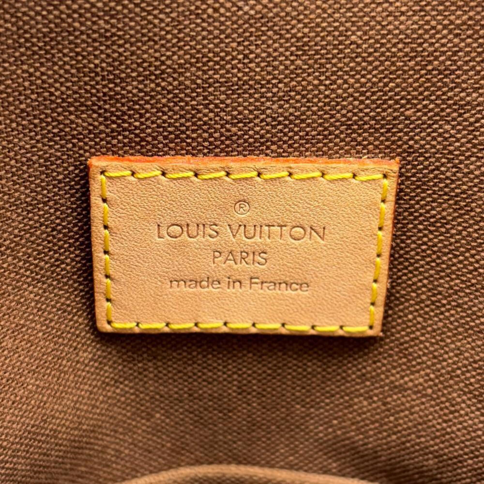 Louis Vuitton Brown Monogram Canvas Handbag (Pre-Owned)