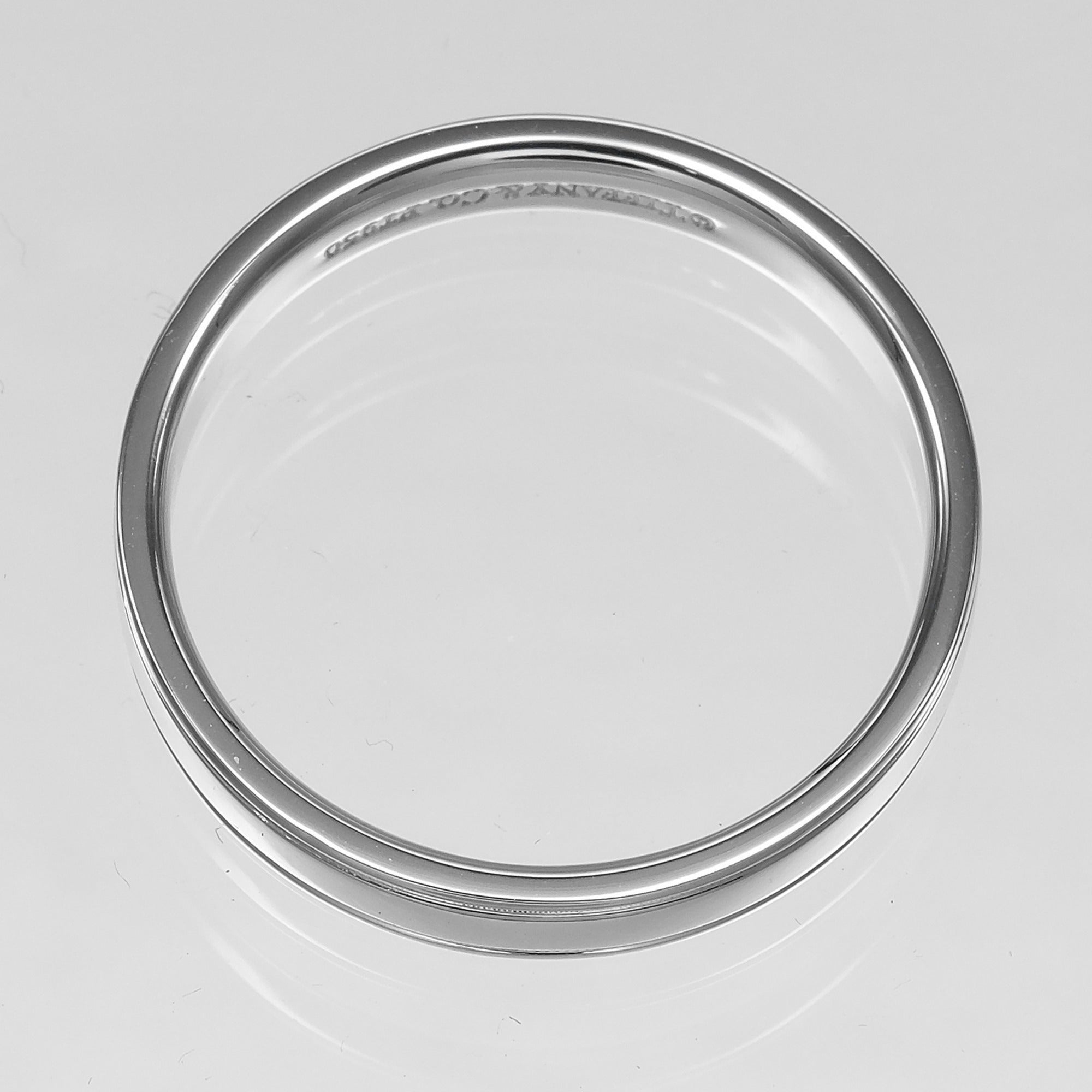 Tiffany Platinum 950 Band Ring (Pre-Owned)