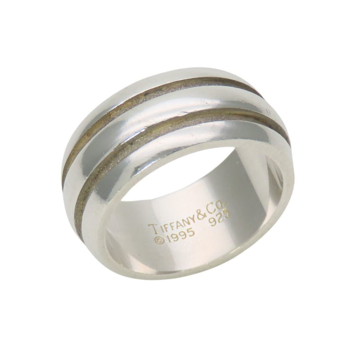 Tiffany Silver Silver 925 Band Ring (Pre-Owned)