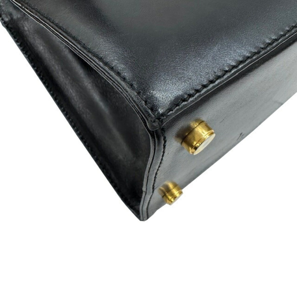 Salvatore Ferragamo Black Leather Handbag (Pre-Owned)