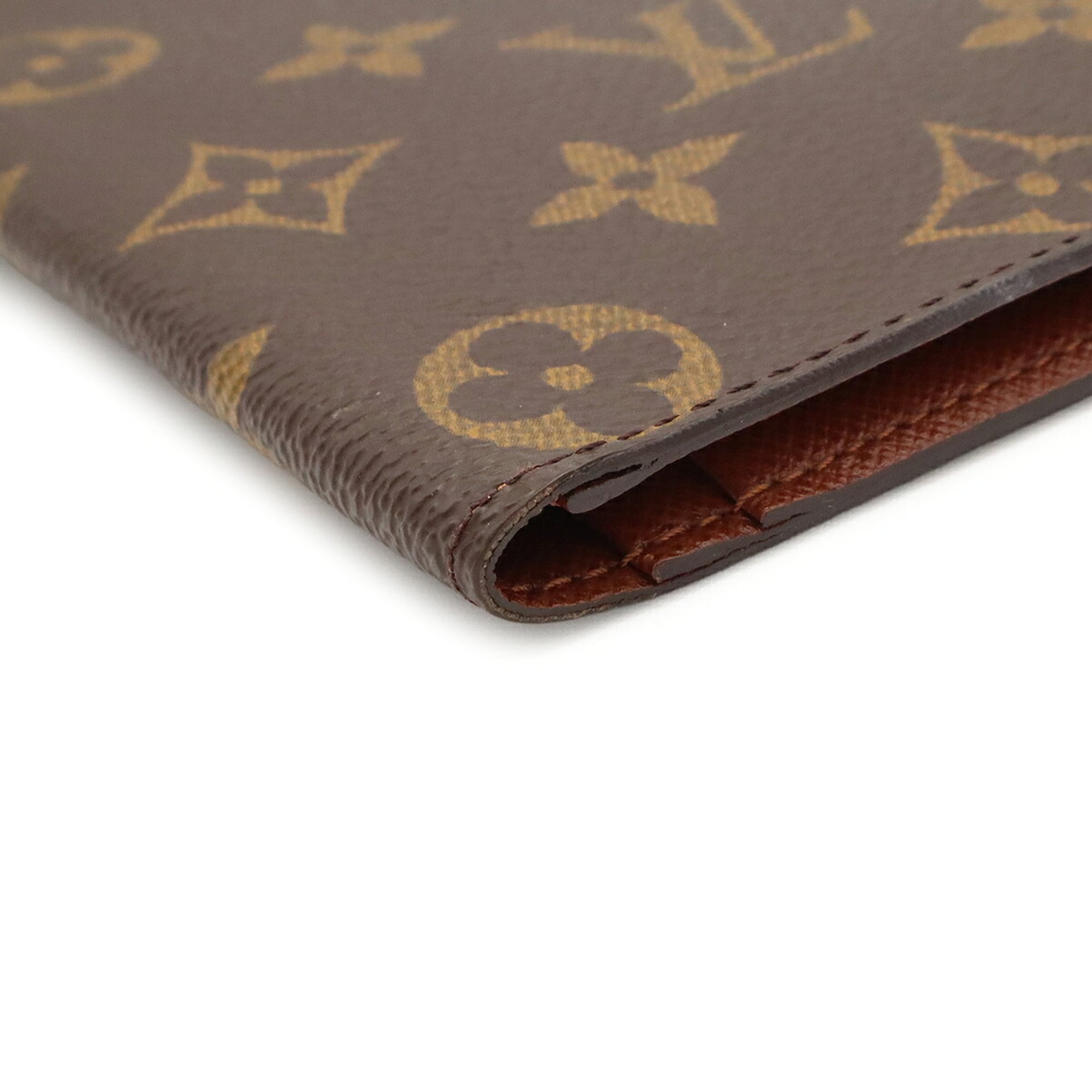 Louis Vuitton Brown Monogram Canvas Long Bill Wallet (Bi-Fold) (Pre-Owned)