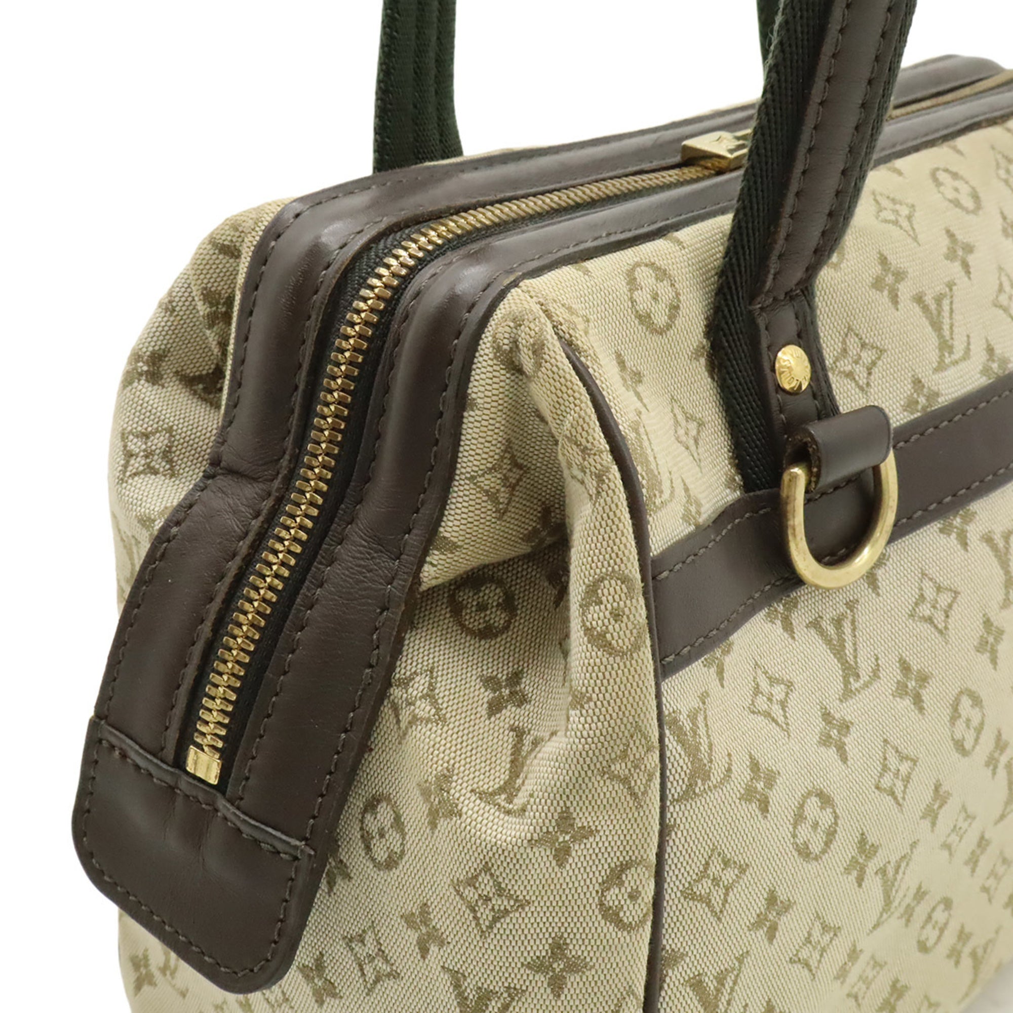 Louis Vuitton Monogram Mini Khaki Brown Canvas Leather Handbag (Pre-Owned)