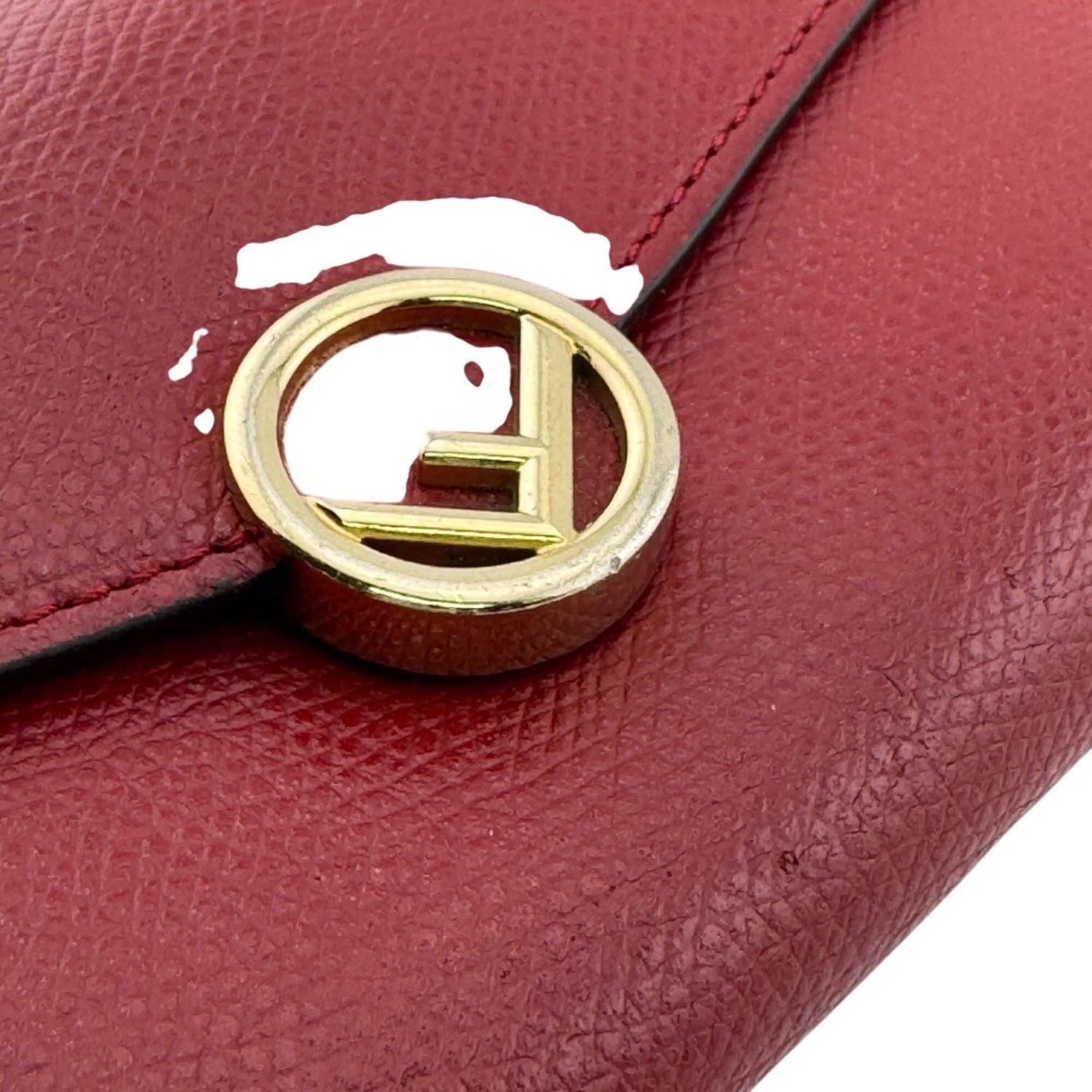 Fendi Red Color Leather (Pre-Owned)