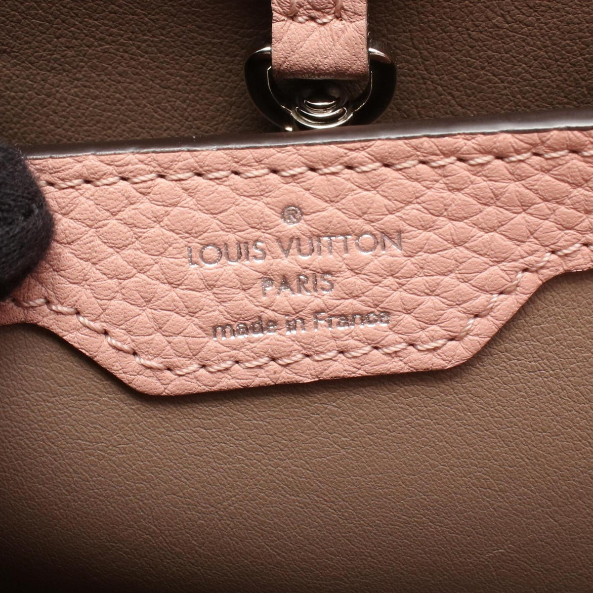 Louis Vuitton Pink Leather Handbag (Pre-Owned)