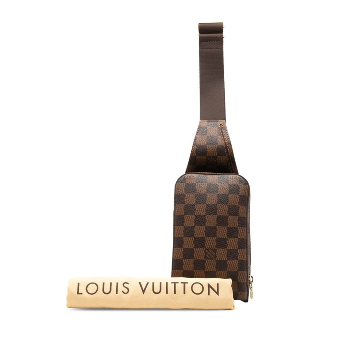 Louis Vuitton Damier Brown Pvc Shoulder Bag Sling Bag (Pre-Owned)