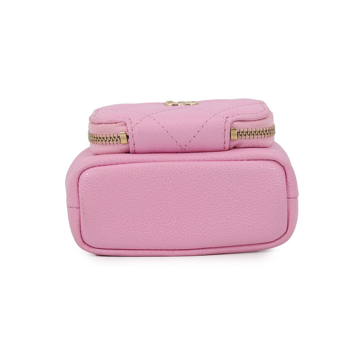 Chanel Pink Grained Calfskin Handbag Shoulder Bag (Pre-Owned)
