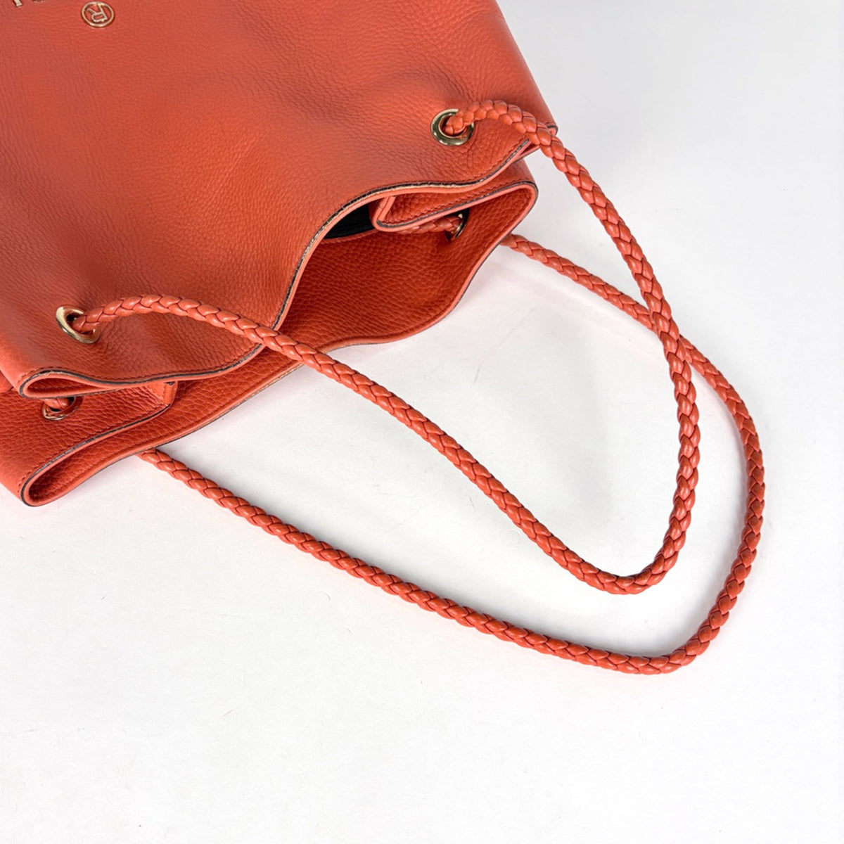 Gucci Red Color Leather Tote Bag (Pre-Owned)
