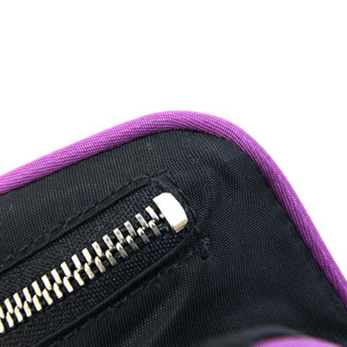 Prada Black Purple Nylon Handbag (Pre-Owned)