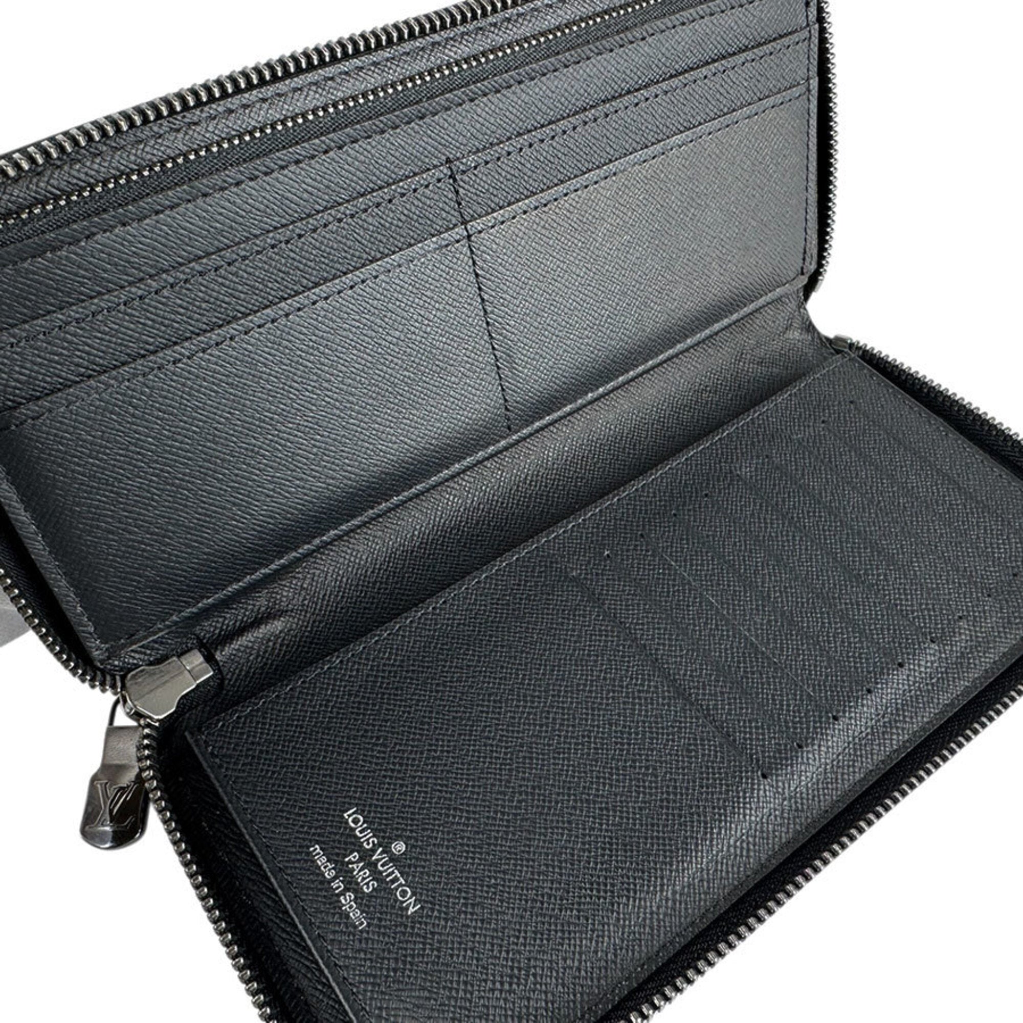 Louis Vuitton Black Monogram Eclipse Monogram Eclipse Long Wallet (Bi-Fold) (Pre-Owned)
