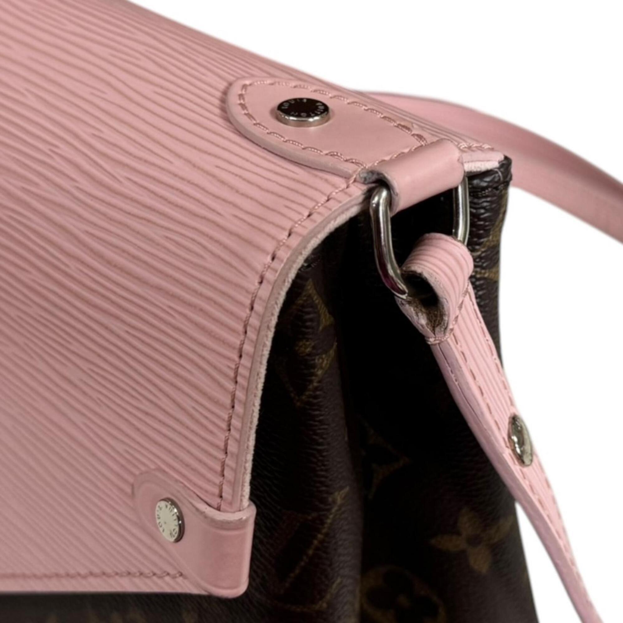 Louis Vuitton Monogram Brown Rose Ballerine Monogram Epi Leather Handbag Shoulder Bag (Pre-Owned)
