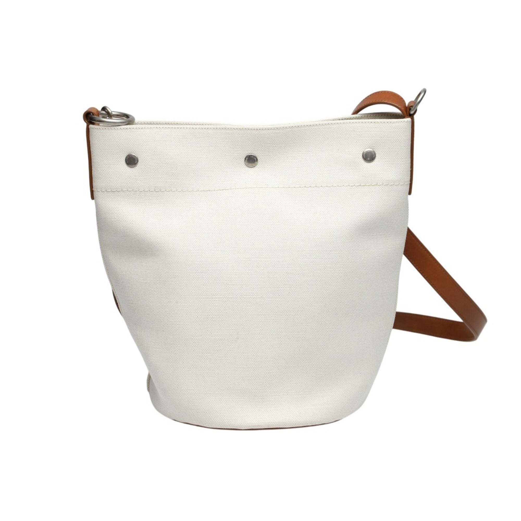 Yves Saint Laurent Brown Canvas Shoulder Bag (Pre-Owned)