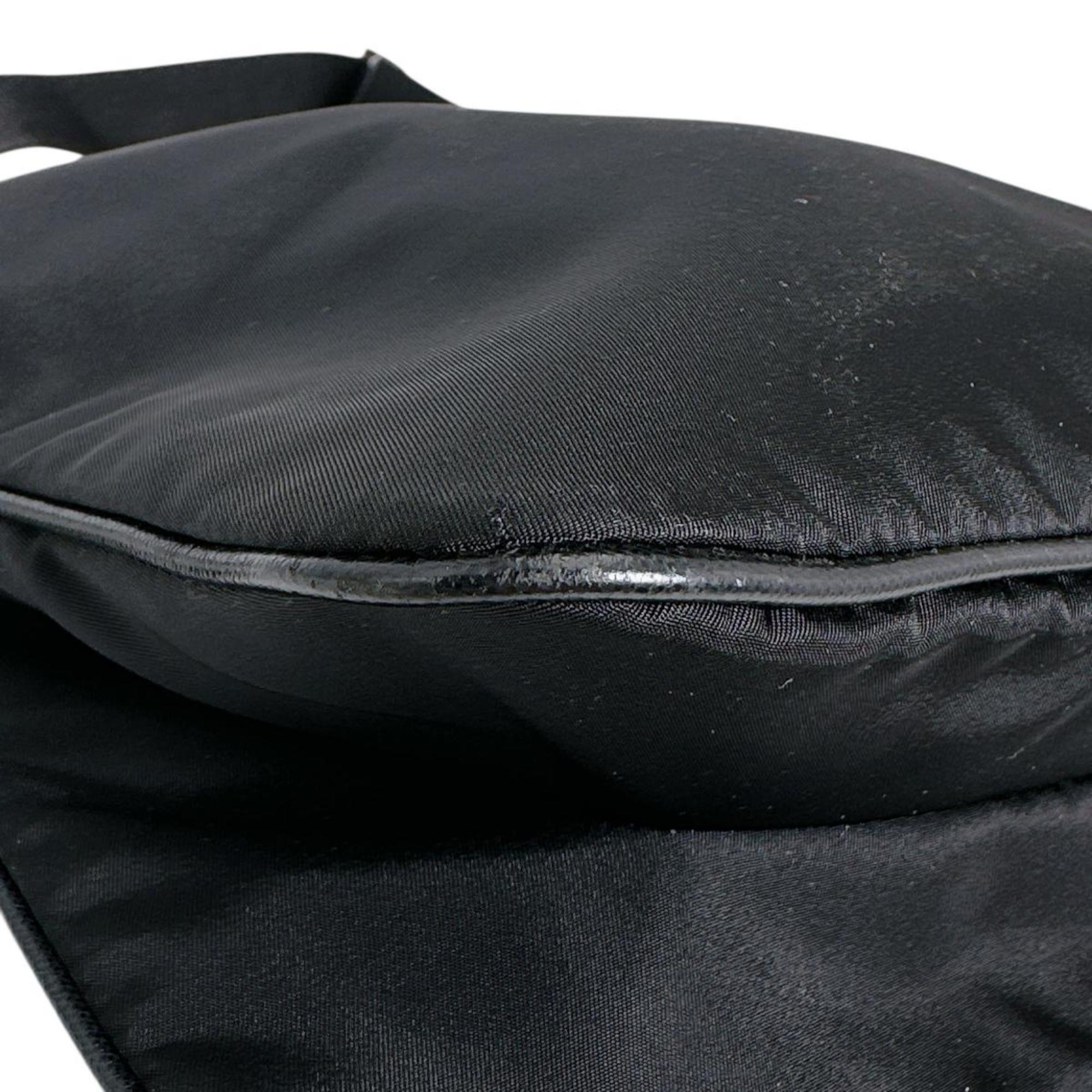 Prada Black Nylon Shoulder Bag Sling Bag (Pre-Owned)