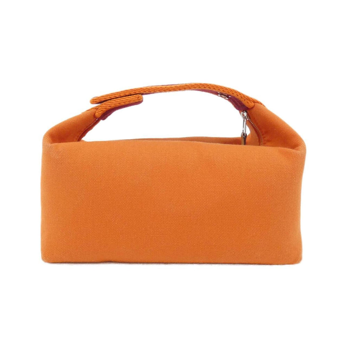 Hermes Orange Canvas Handbag Pouch (Pre-Owned)