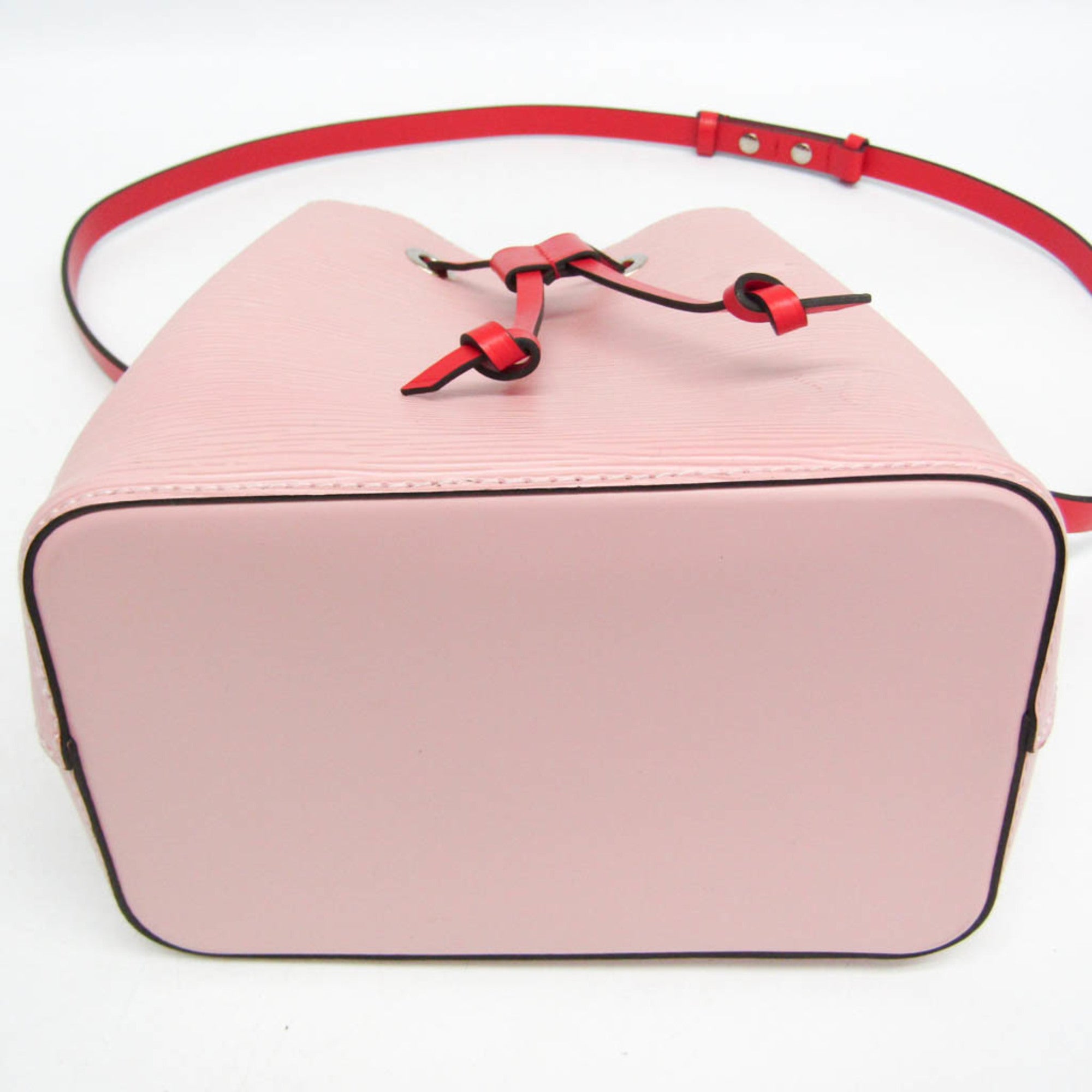 Louis Vuitton Neonoe Handbag Epi Leather Rose_Gold Leather Shoulder Bag Bag (Pre-Owned)