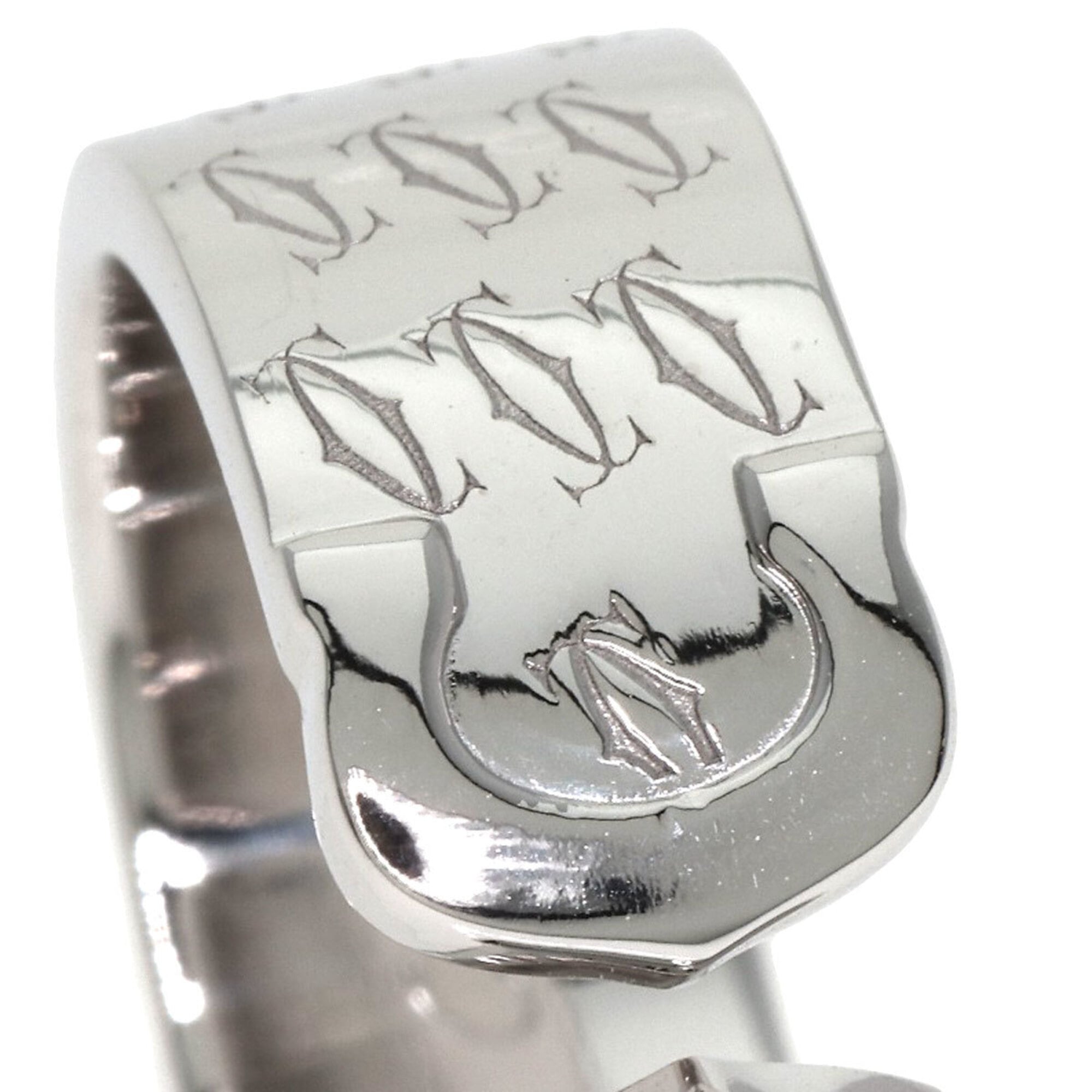 Cartier C2 White Gold (18K) Band Ring (Pre-Owned)